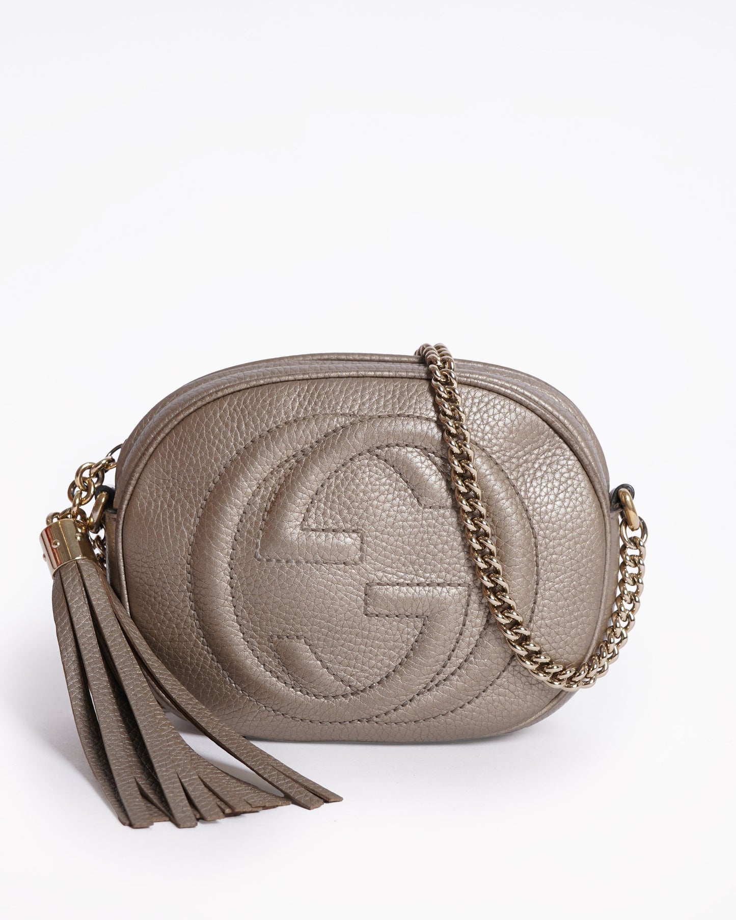 Gucci Chain Leather Crossbody