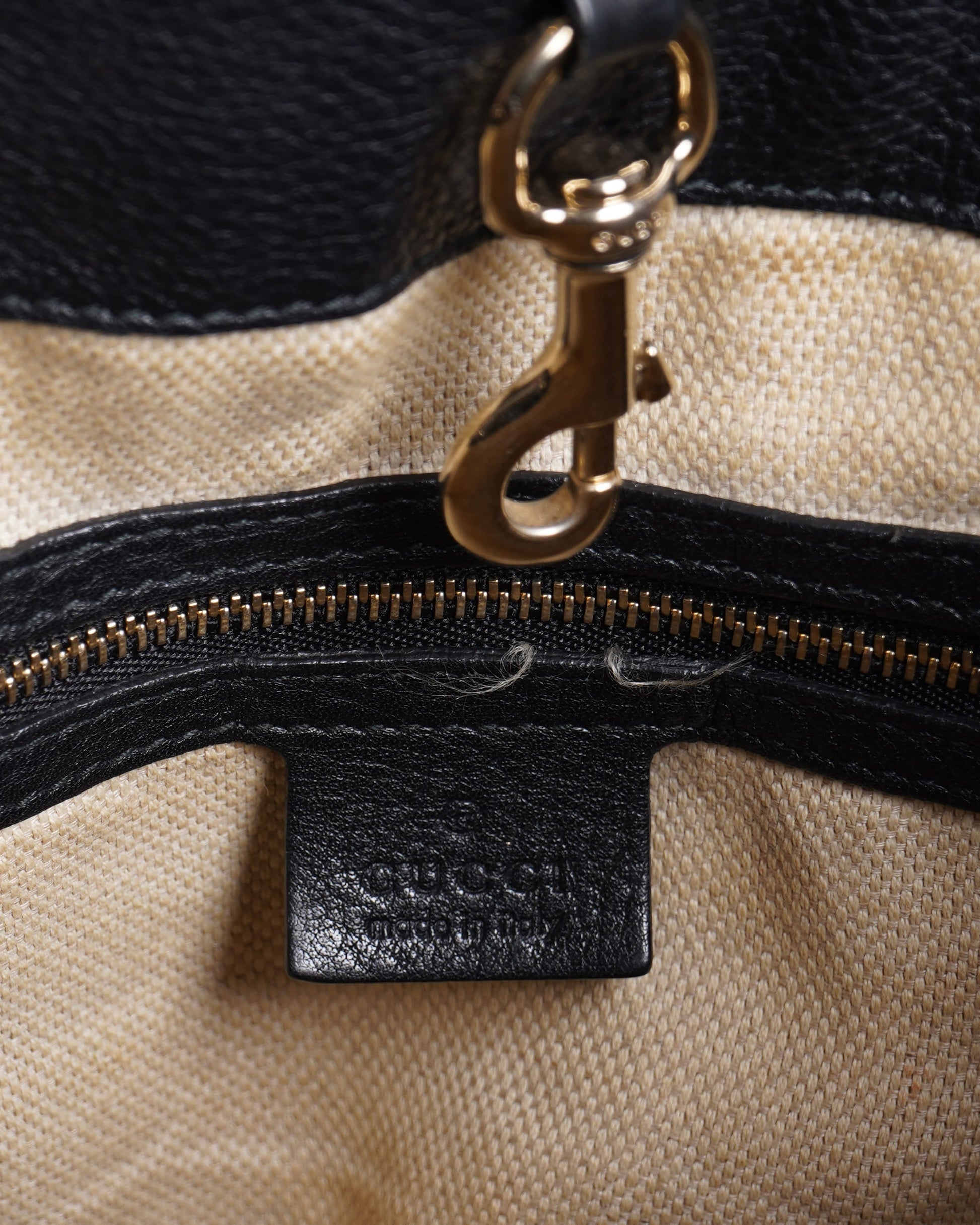 Gucci Lou Chain Leather Tote