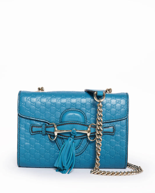 Gucci Chain Leather Crossbody