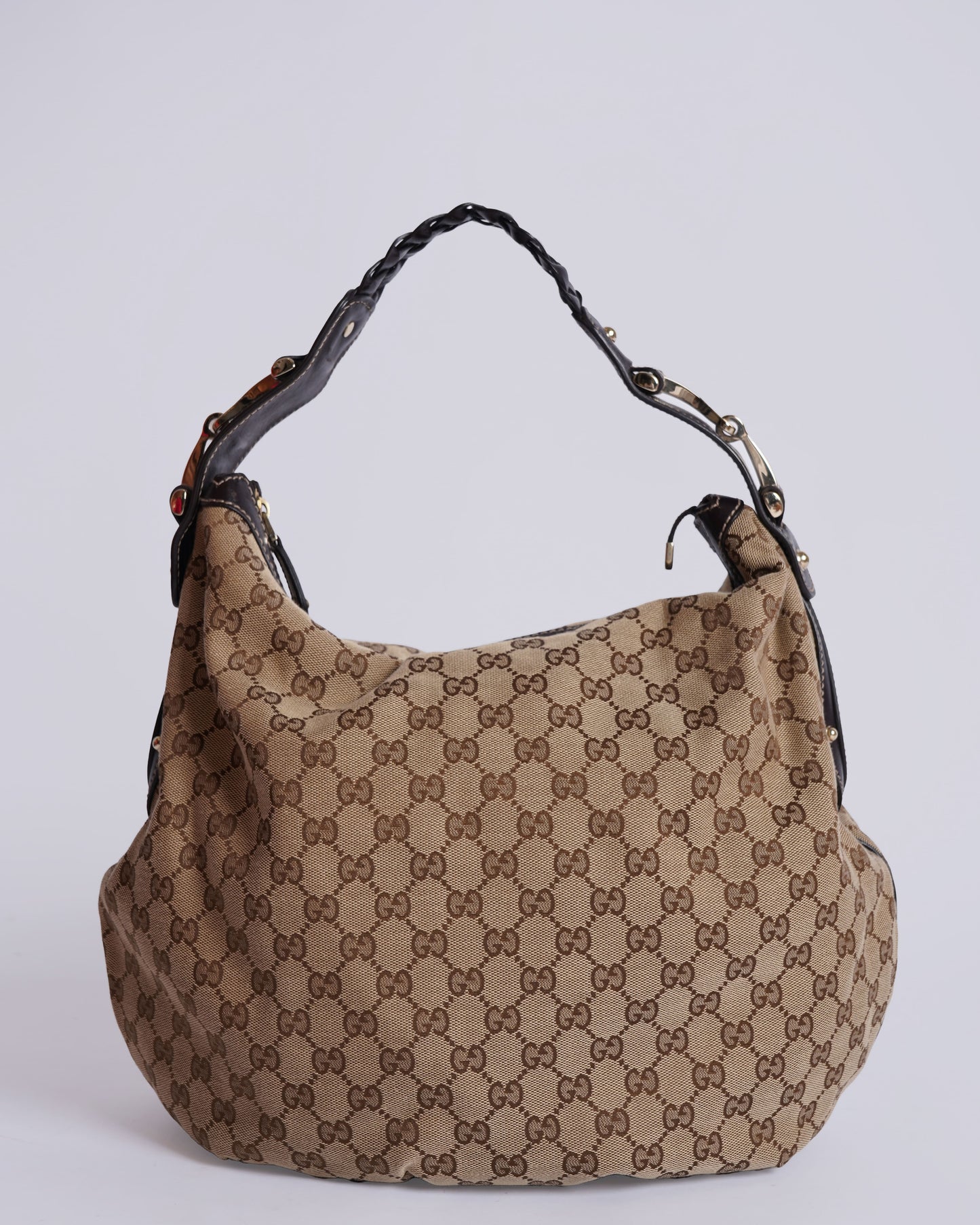 Gucci Lou Chain Leather Shoulder Bag