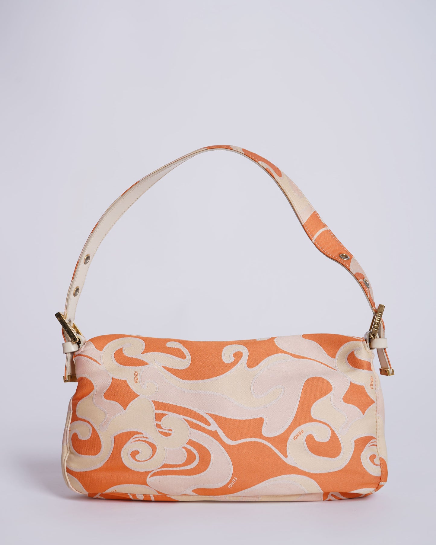 Fendi  Silk Baguette