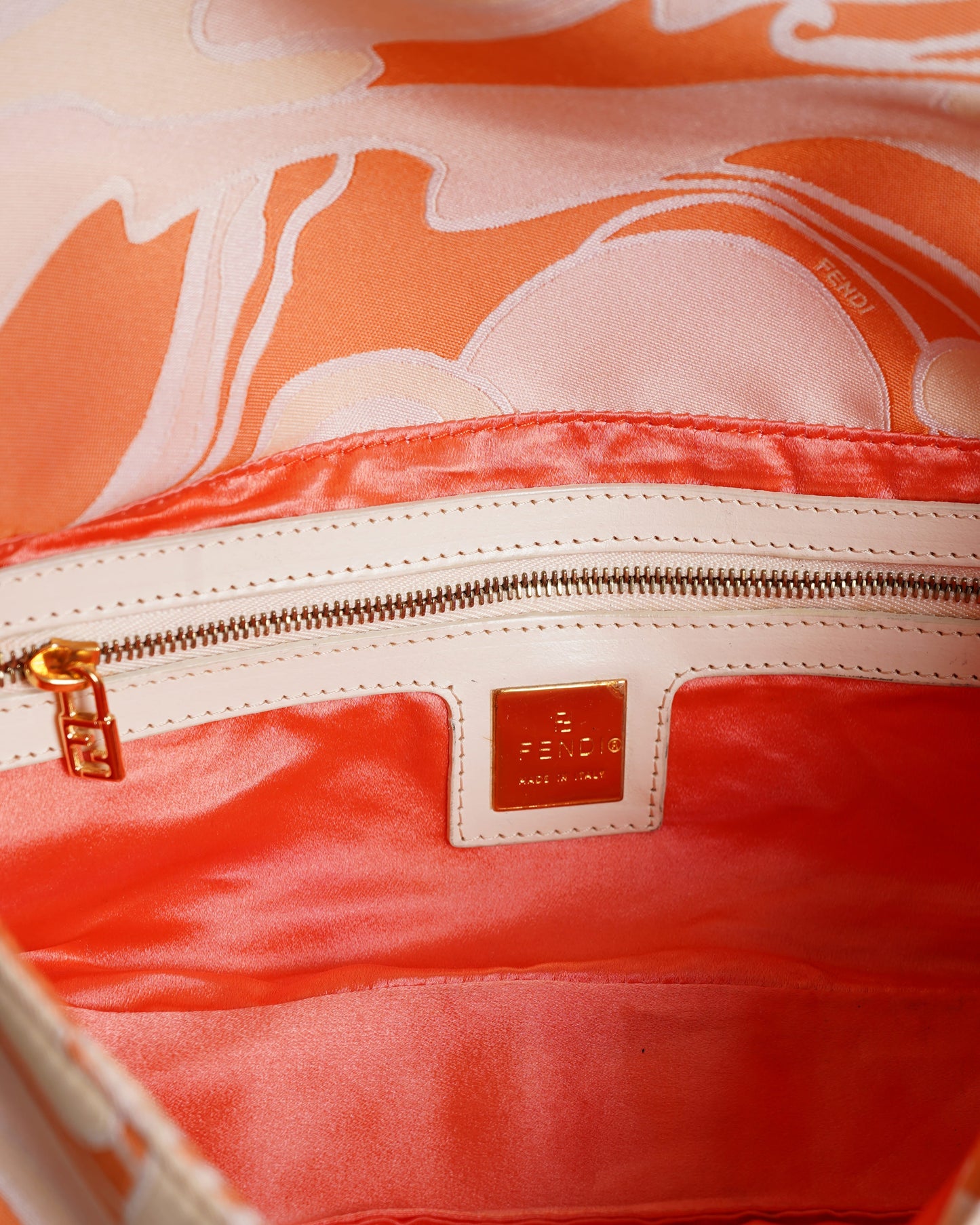 Fendi  Silk Baguette