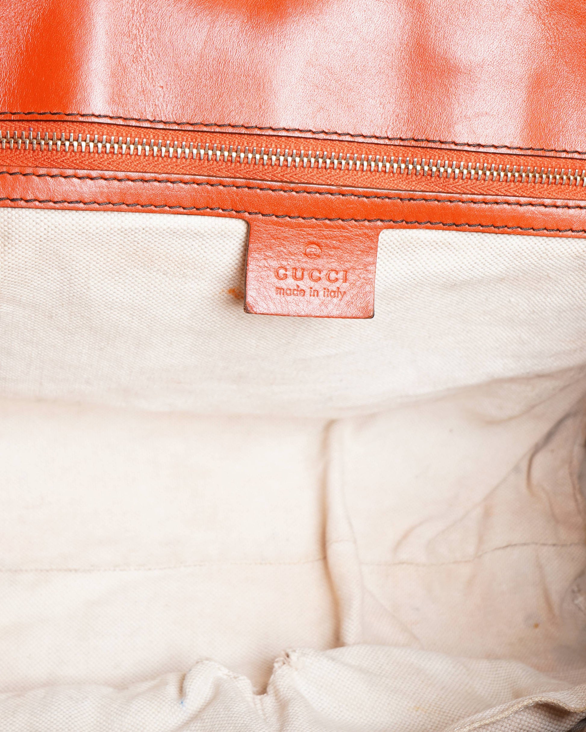 Gucci Lou Monogram Chain Leather Shoulder Bag