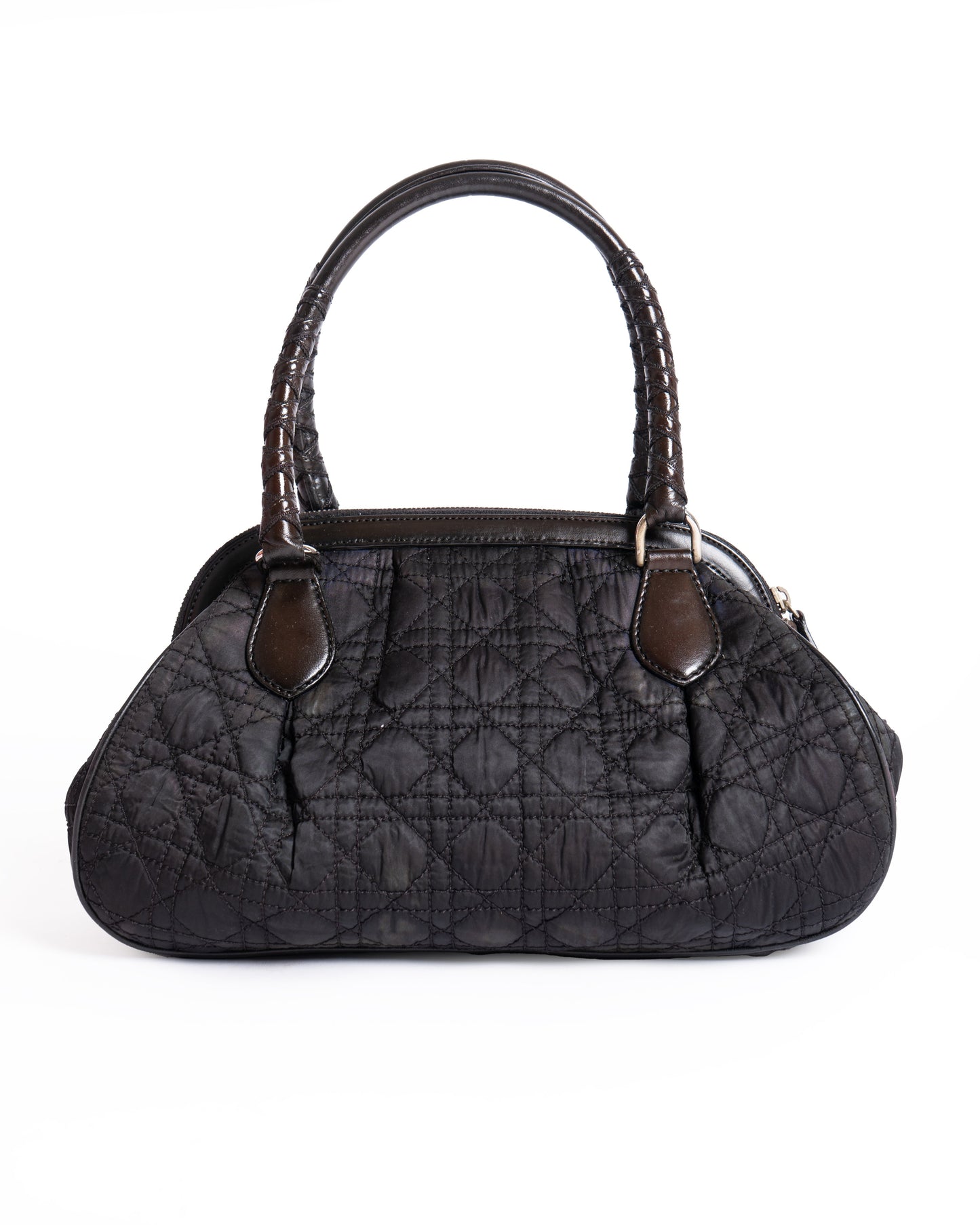 Christian Dior  Satin Cannage Charming Doctors Bag Black