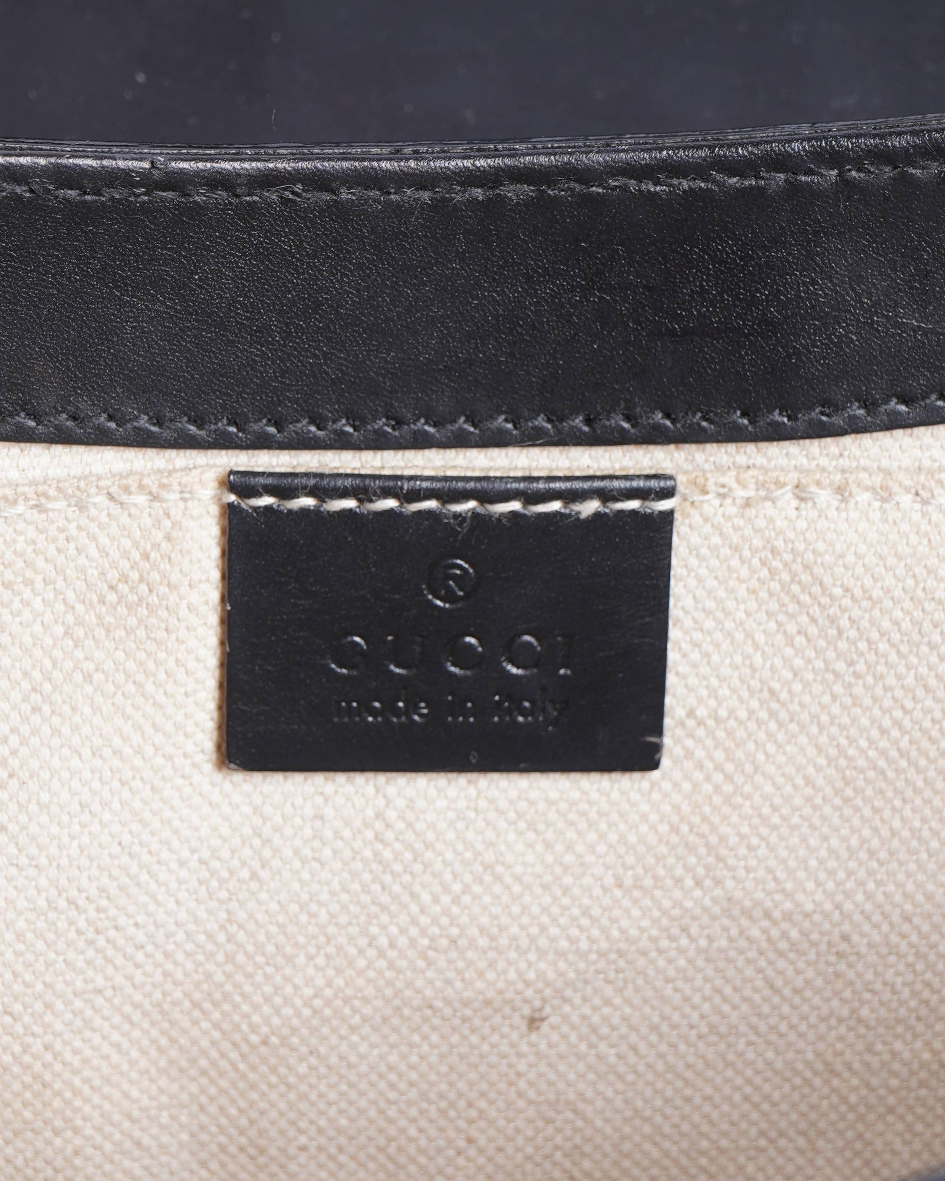 Gucci Monogram Leather Shoulder Bag