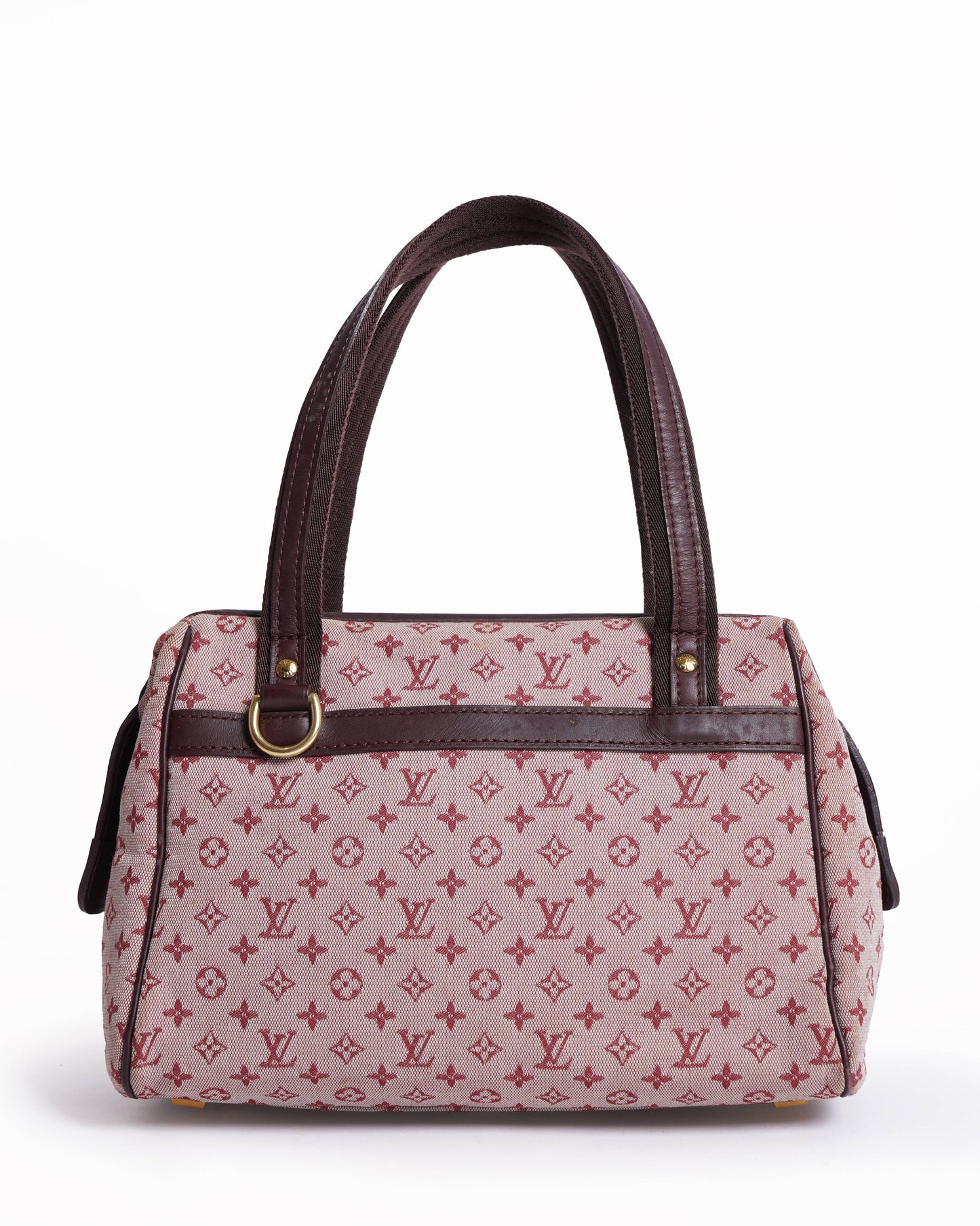 Louis vuitton josephine pm handbag in monogram mini lin canvas