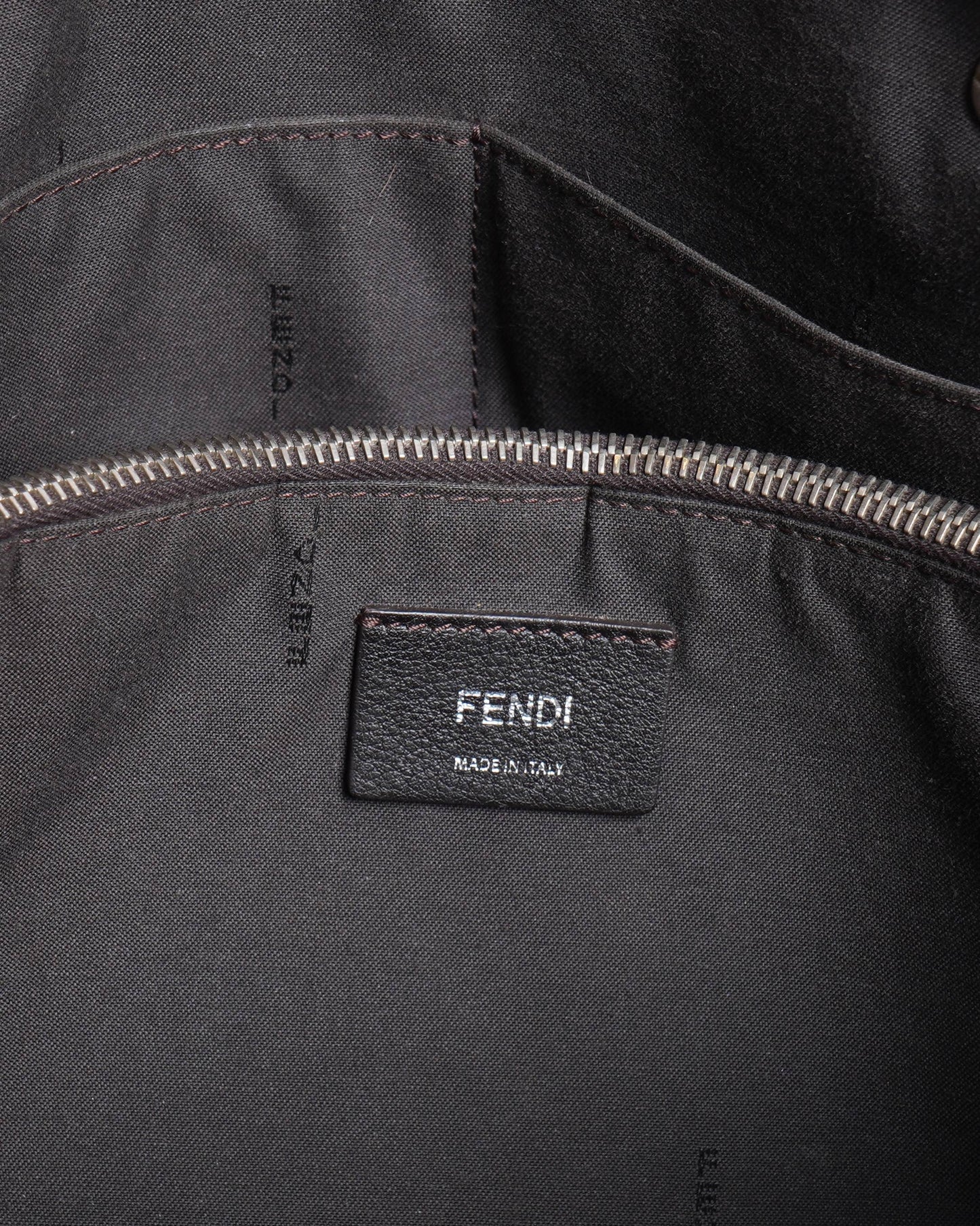 Fendi  Leather Rust Shoulder Bag