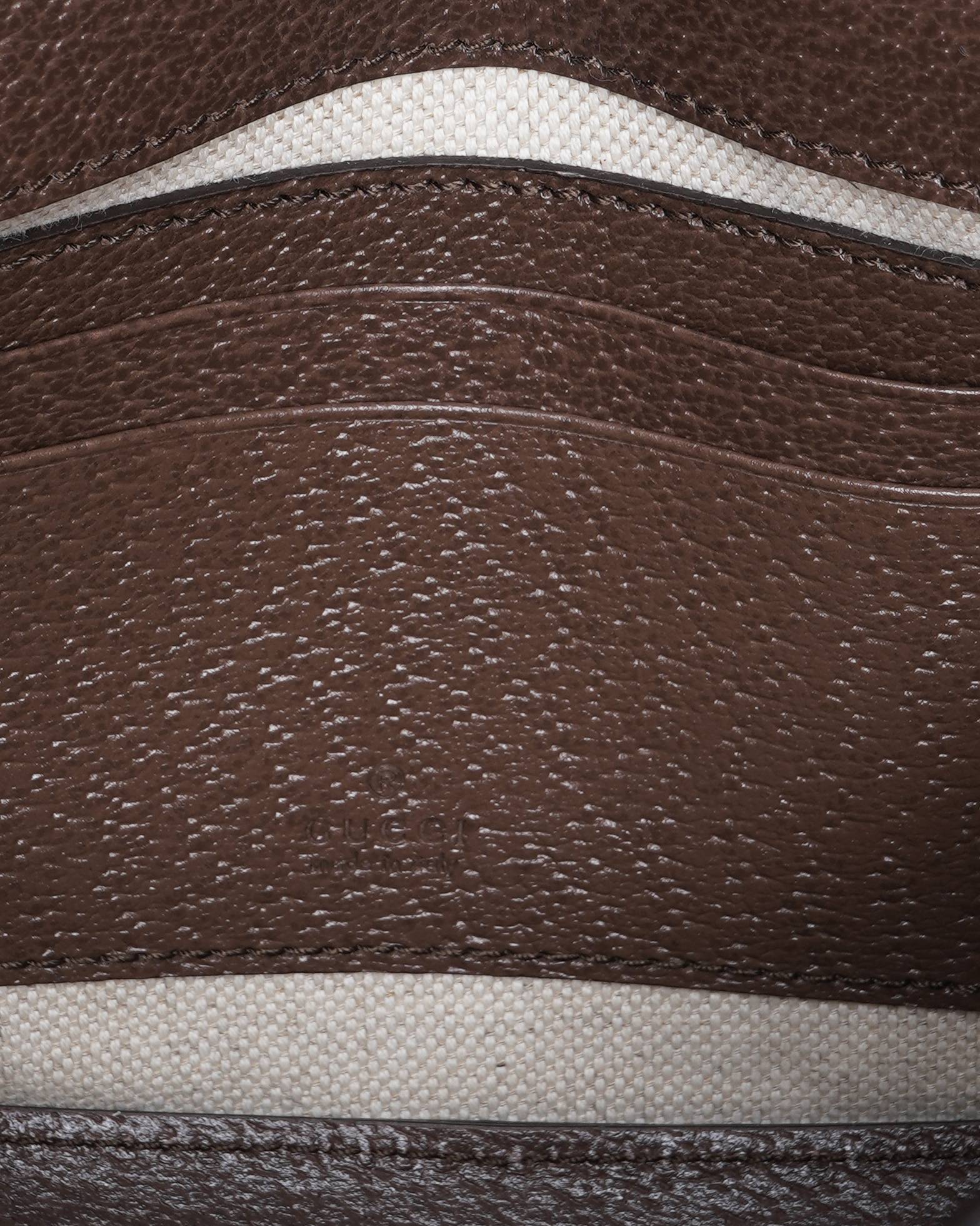 Gucci Leather Canvas Clutch