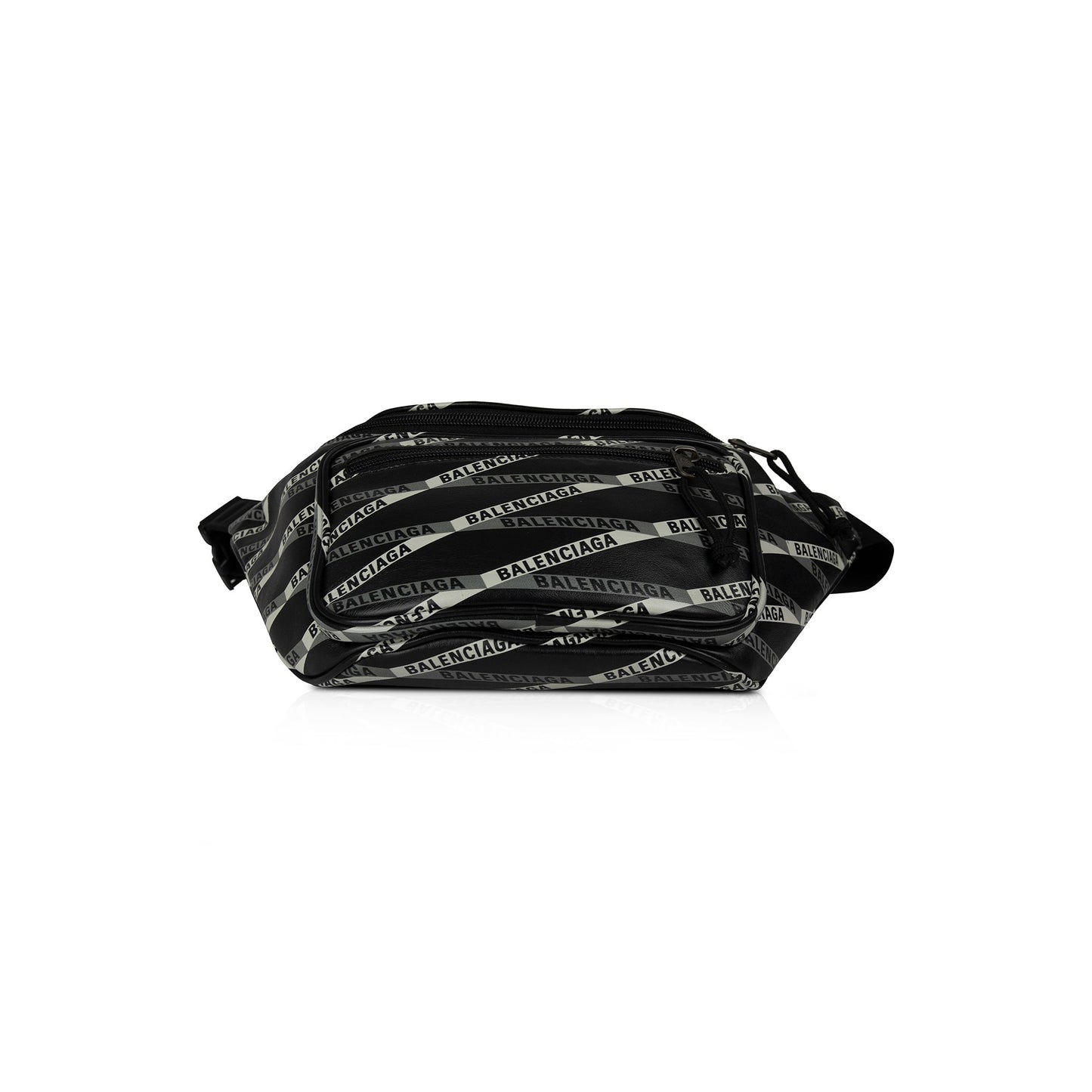 Balenciaga Allover Logo Explorer Belt Bag
