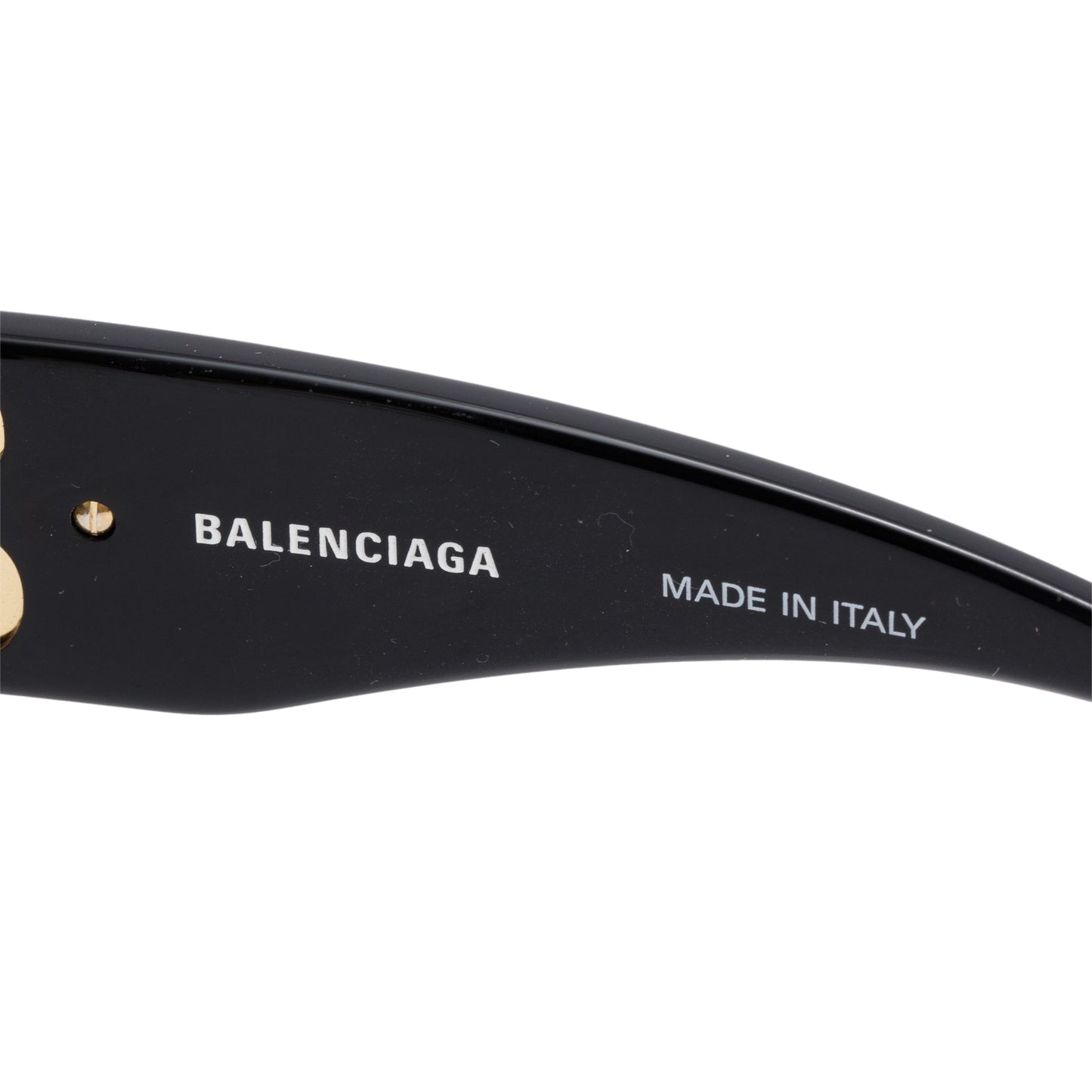 Balenciaga BB0096S Dynasty Black Acetate Rectangle Sunglasses