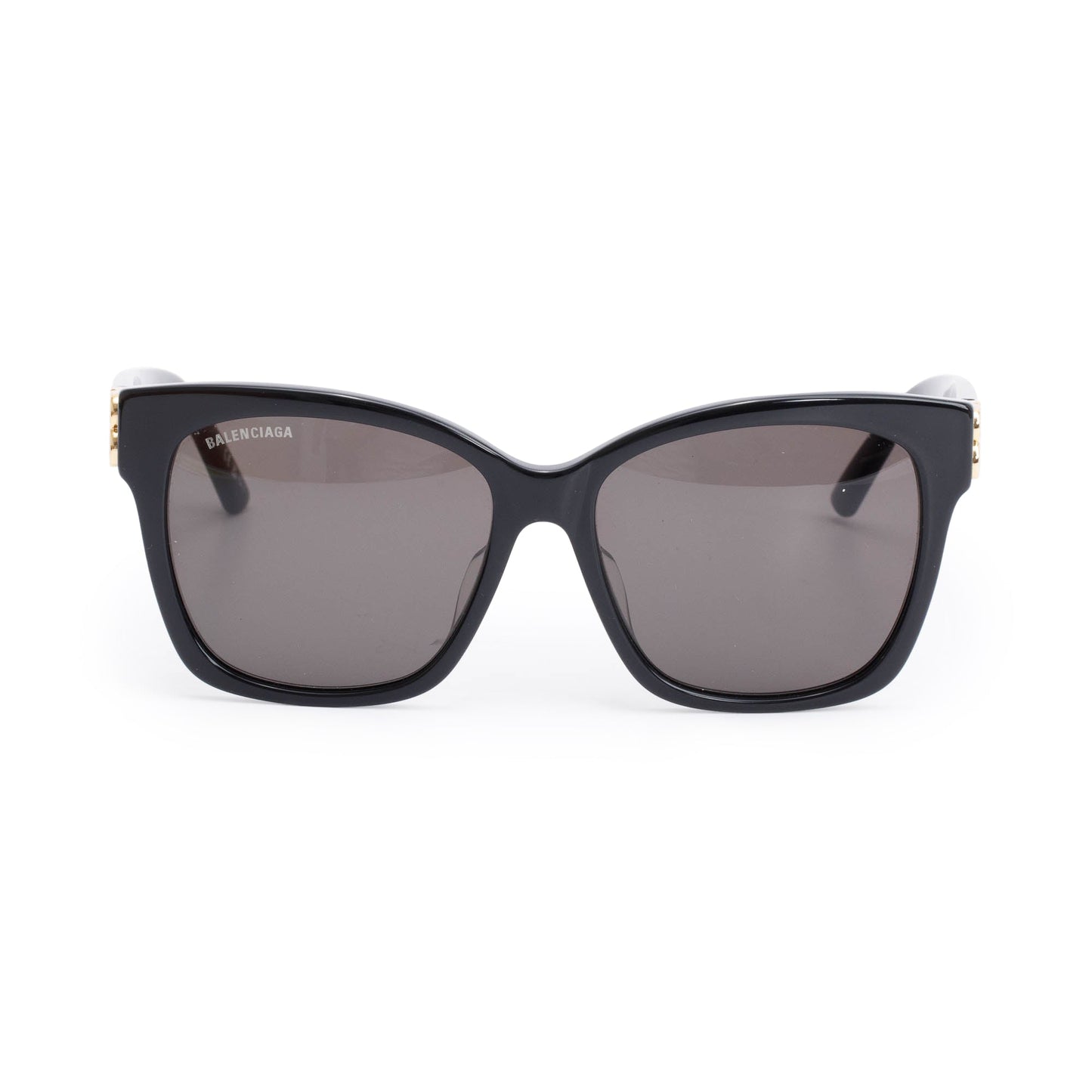 Balenciaga BB0102SA Black Acetate Square Sunglasses