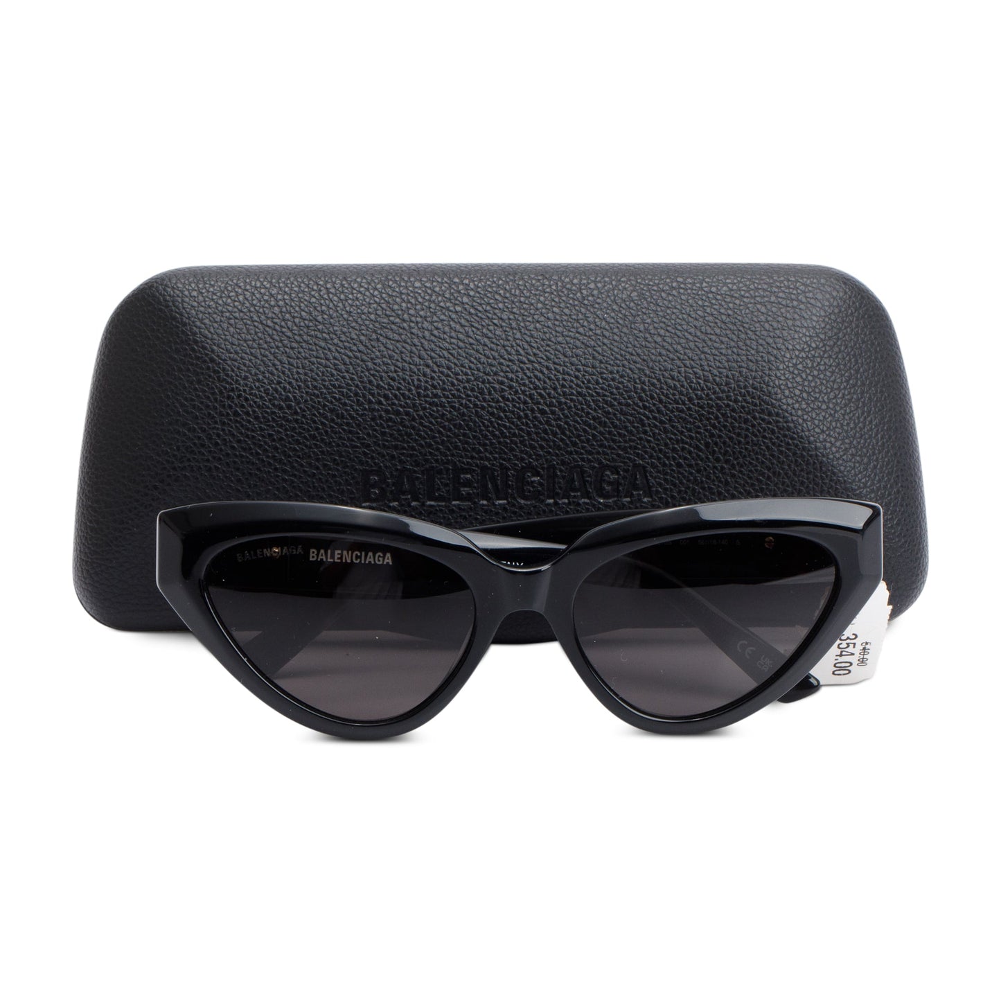 Balenciaga BB0270S Black Acetate Cat-Eye Sunglasses