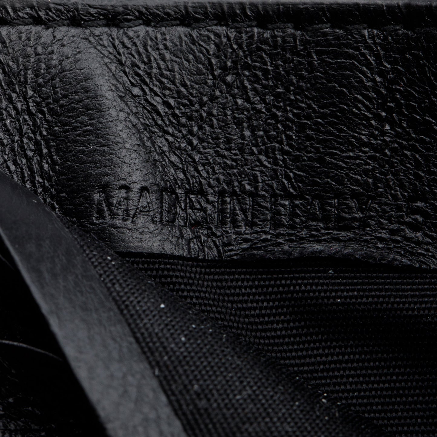 Balenciaga Black Calfskin Leather Cash Square Bifold Wallet