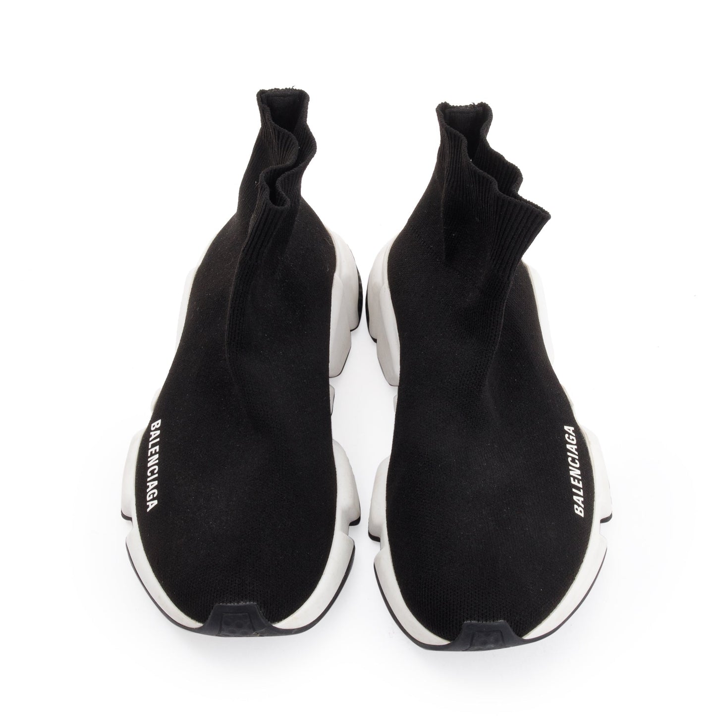 Balenciaga Black Knit Speed LT Trainer Sock Sneaker, Size 37