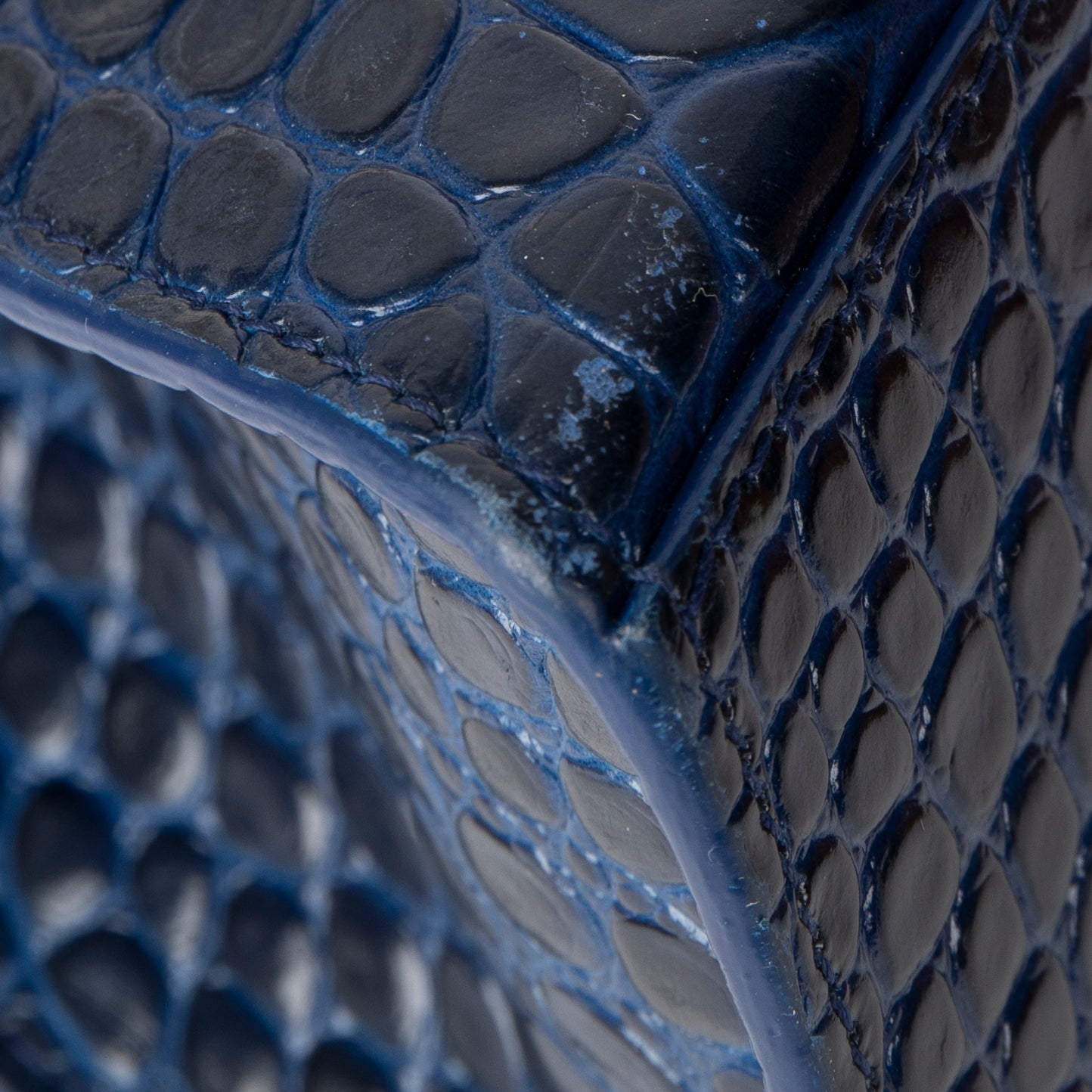Balenciaga Croc-Embossed Hourglass Small Top Handle Bag