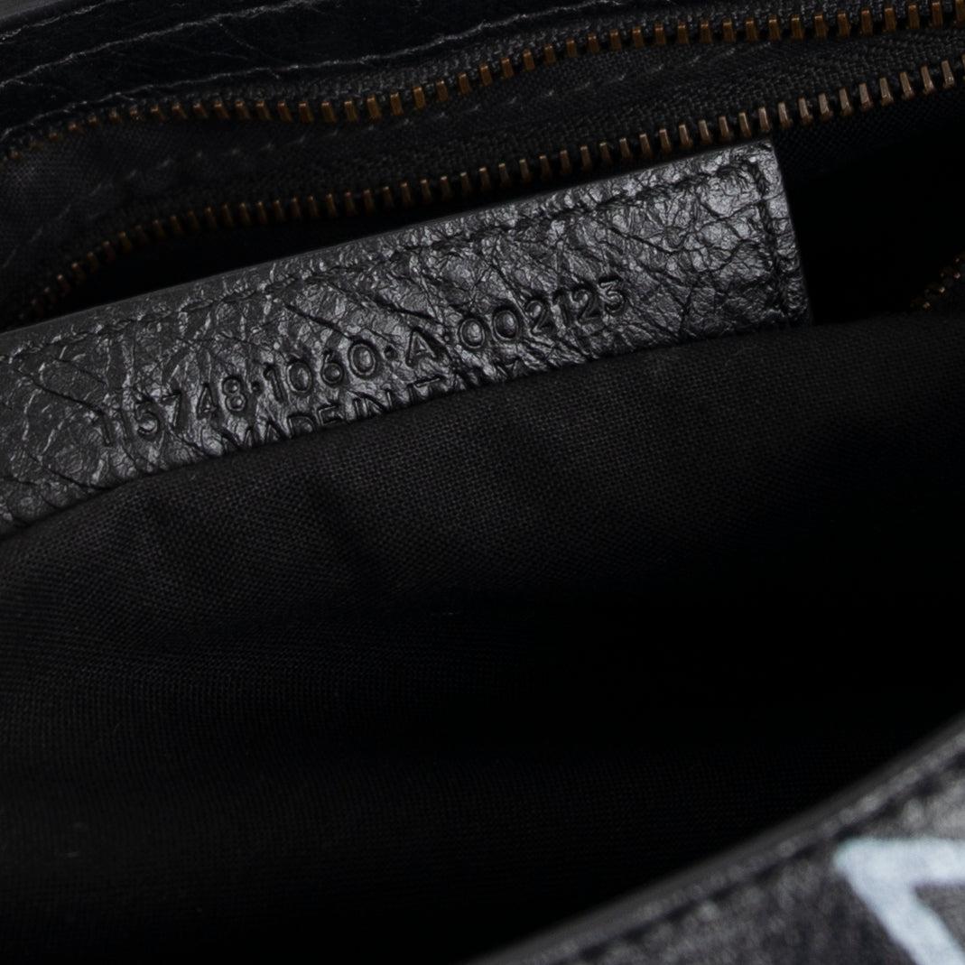 Balenciaga Medium Graffiti Motocross Classic City Bag