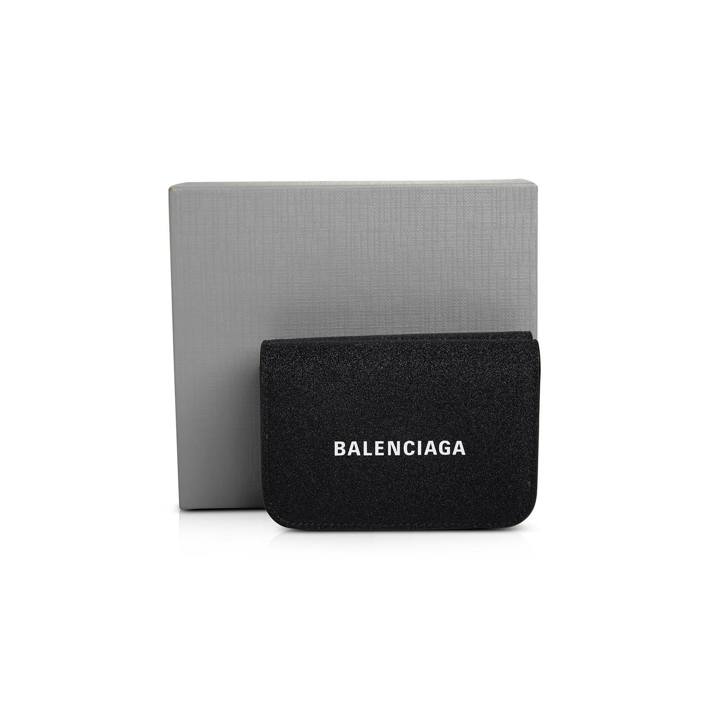 Balenciaga Mini Cash Glitter Wallet
