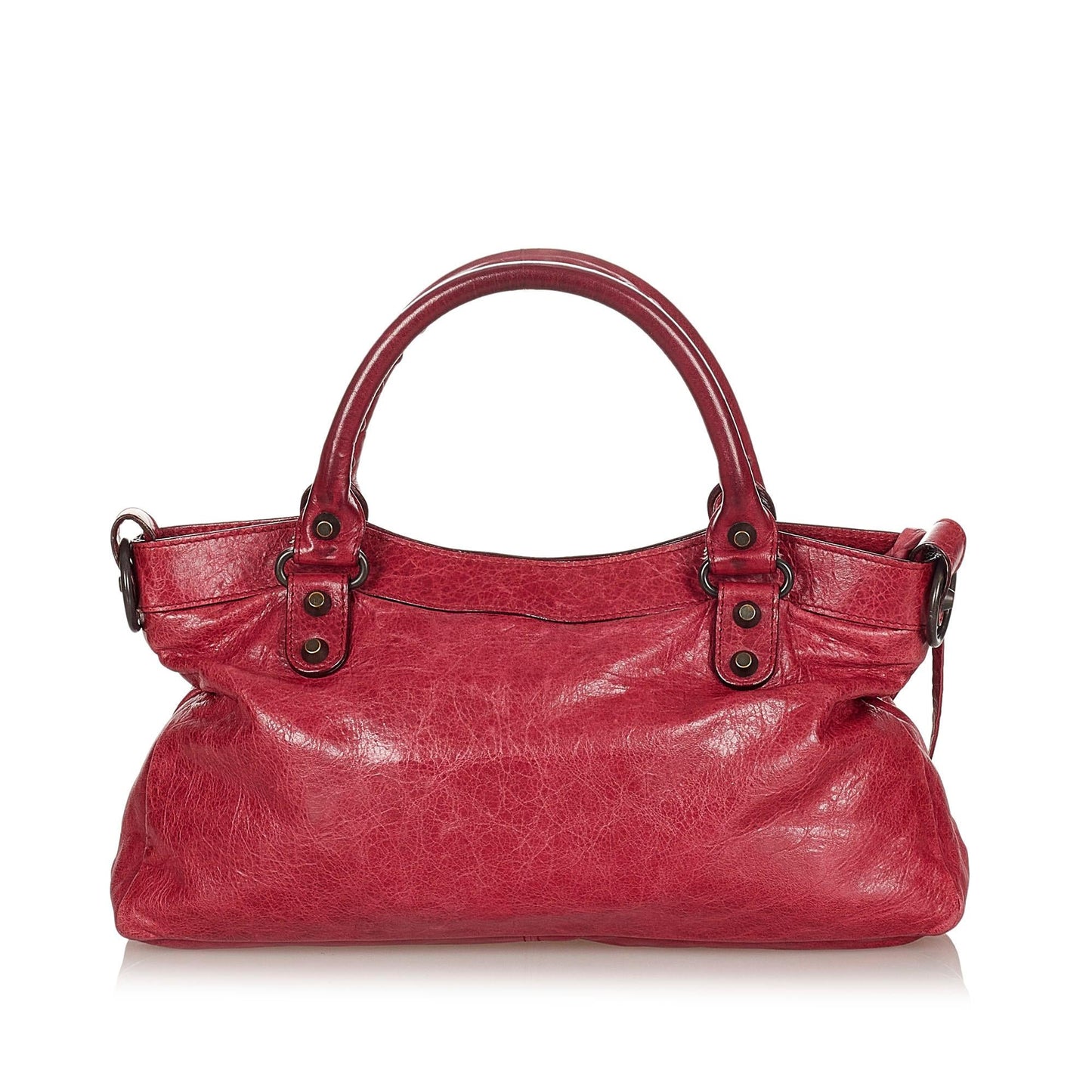 Luxury Balenciaga Trending 2026 Motocross Classic First Leather Satchel (SHG-22045)