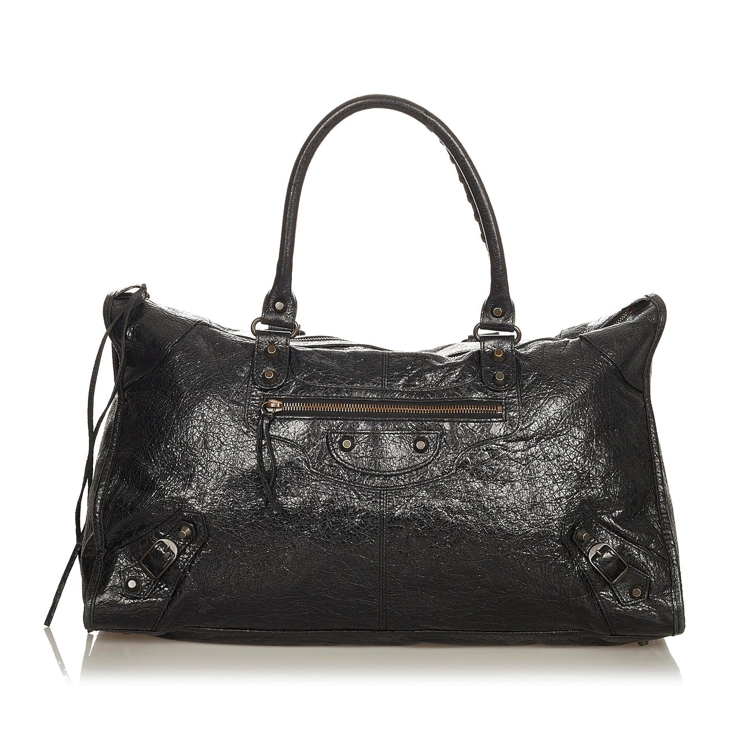 Luxury Balenciaga Trending 2026 Motocross Classic Work Lambskin Leather Handbag (SHG-26627)
