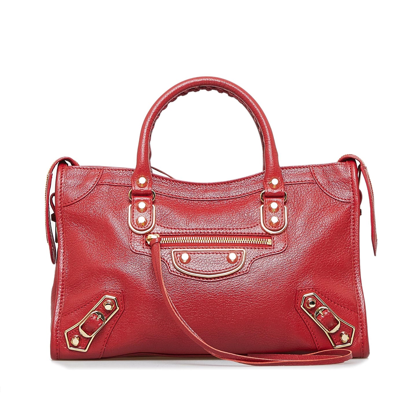 Luxury Balenciaga Trending 2026 Motocross Metallic Edge City S Bag (SHG-5L4qEF)