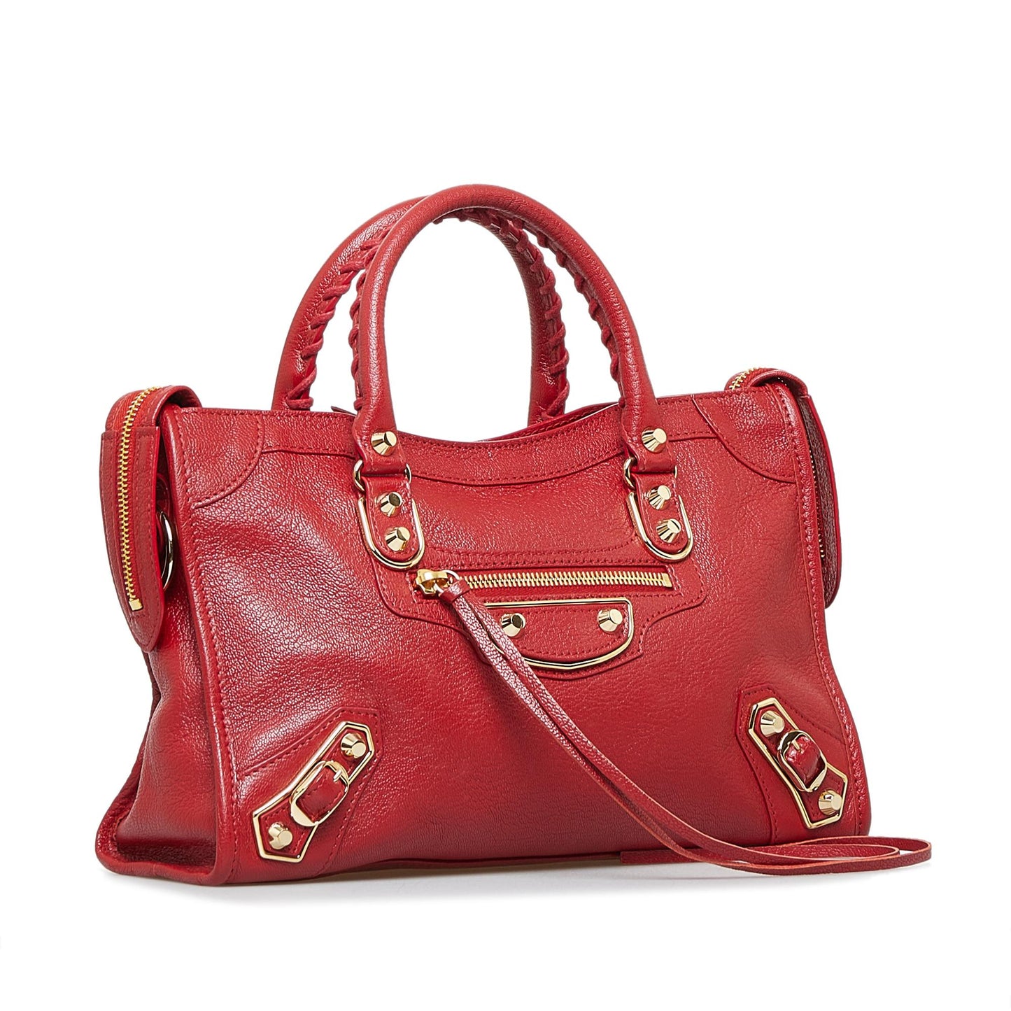 Luxury Balenciaga Trending 2026 Motocross Metallic Edge City S Bag (SHG-5L4qEF)