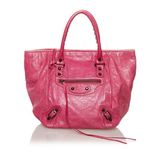 Luxury Balenciaga Trending 2026 Motocross Sunday Leather Tote Bag (SHG-33255)