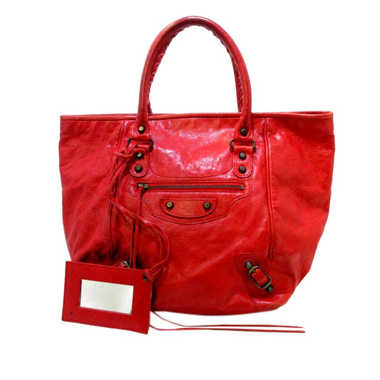 Luxury Balenciaga Trending 2026 Motocross Sunday Leather Tote Bag (SHG-36401)