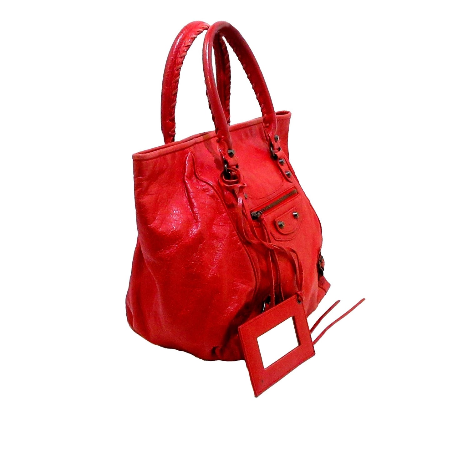 Luxury Balenciaga Trending 2026 Motocross Sunday Leather Tote Bag (SHG-36401)