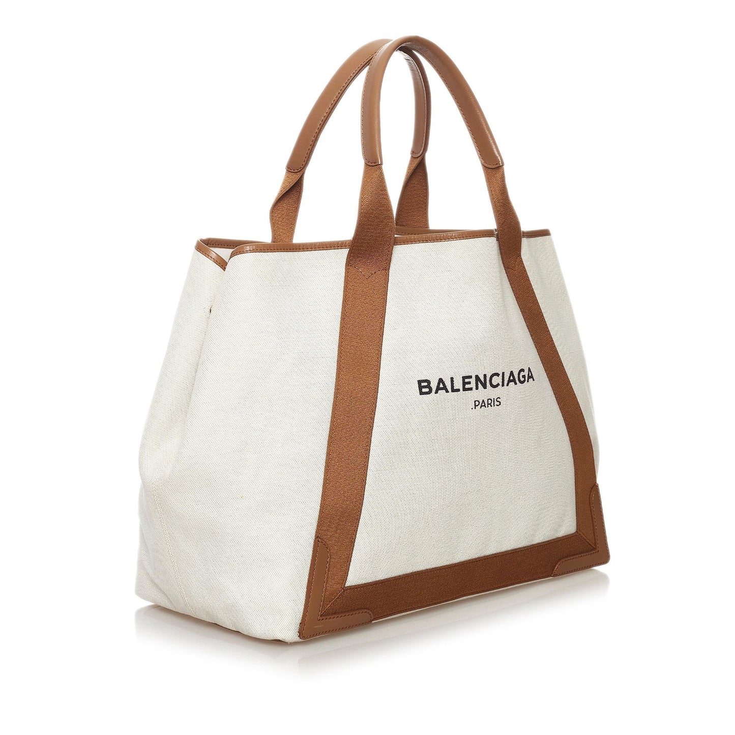 Luxury Balenciaga Trending 2026 Navy Cabas Canvas Tote Bag (SHG-32636)
