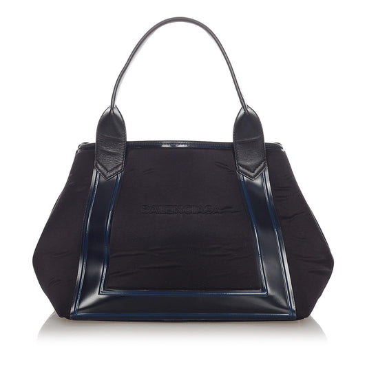 Luxury Balenciaga Trending 2026 Navy Cabas S Canvas Tote Bag (SHG-22964)