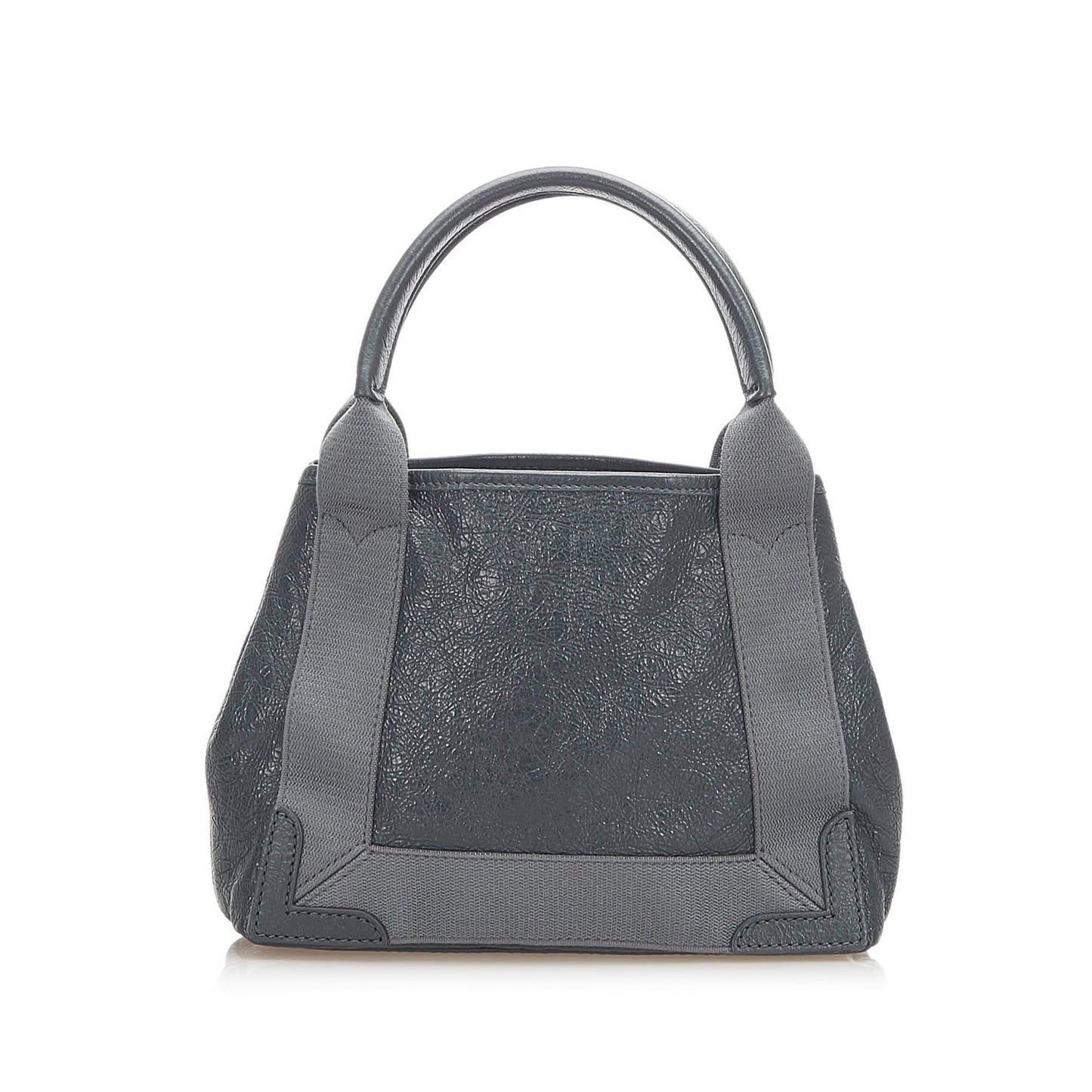 Luxury Balenciaga Trending 2026 Navy Cabas XS Leather Satchel (SHG-24885)