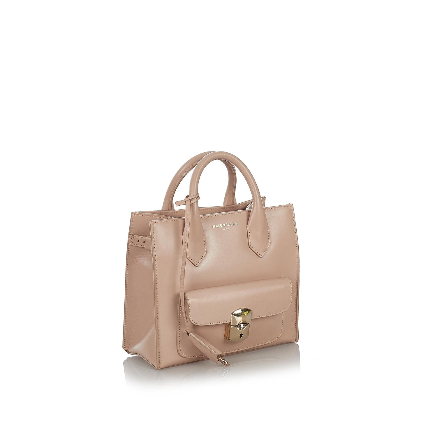 Luxury Balenciaga Trending 2026 Padlock All Afternoon Leather Satchel (SHG-26768)