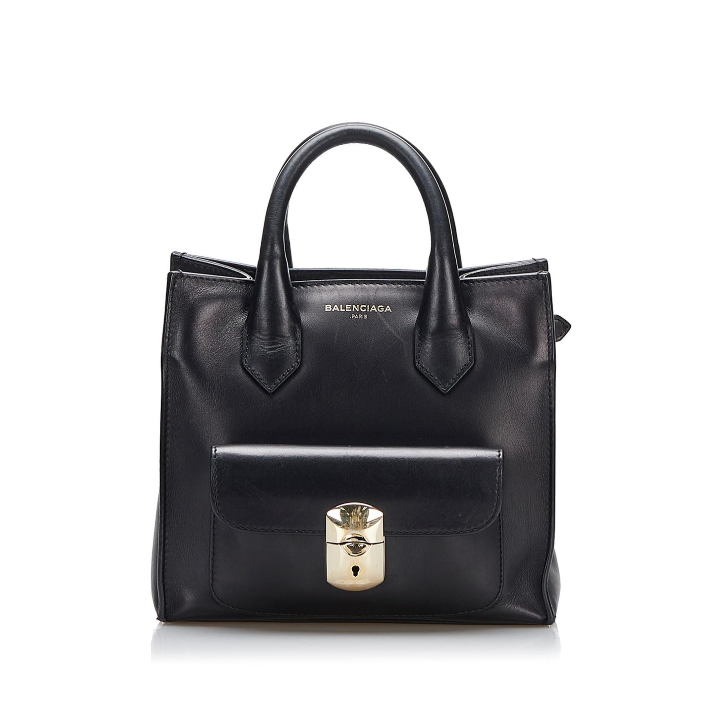 Luxury Balenciaga Trending 2026 Padlock All Afternoon Satchel (SHG-3BOzV8)