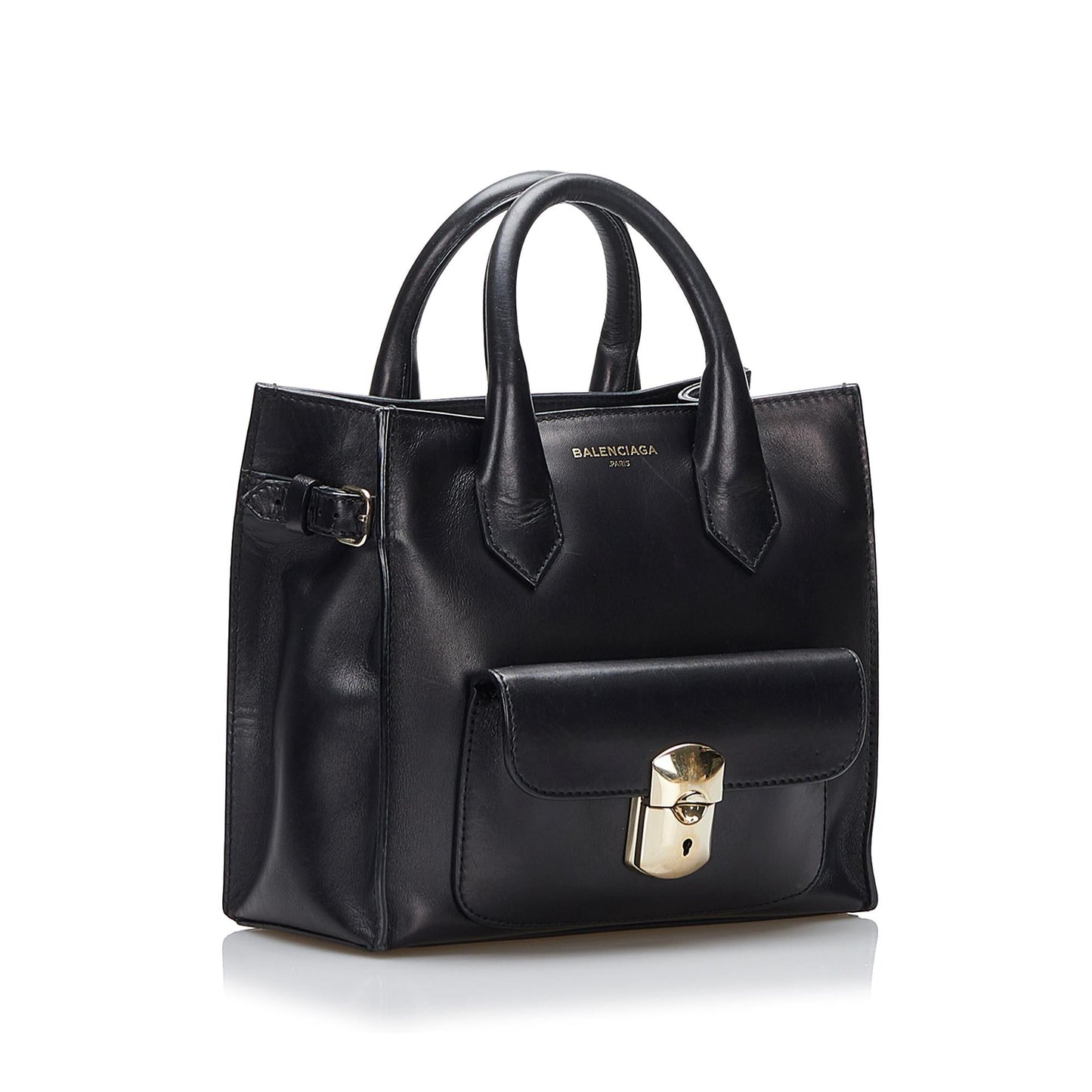 Luxury Balenciaga Trending 2026 Padlock All Afternoon Satchel (SHG-3BOzV8)