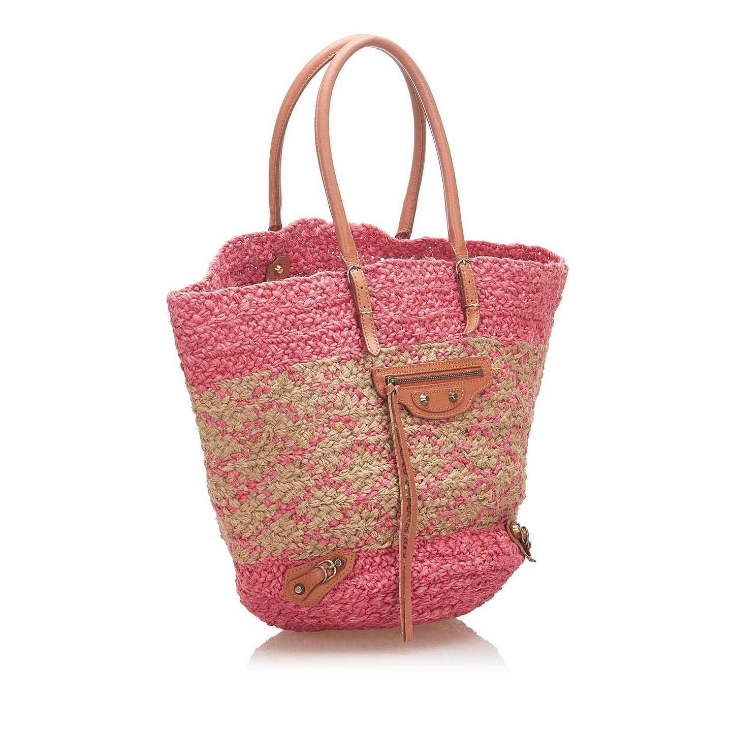 Luxury Balenciaga Trending 2026 Panier Raffia Tote Bag (SHG-18408)