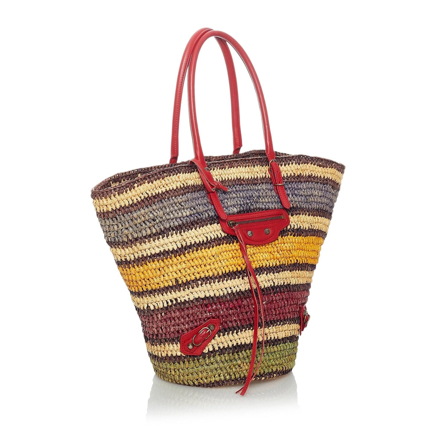 Luxury Balenciaga Trending 2026 Panier Raffia Tote Bag (SHG-30111)
