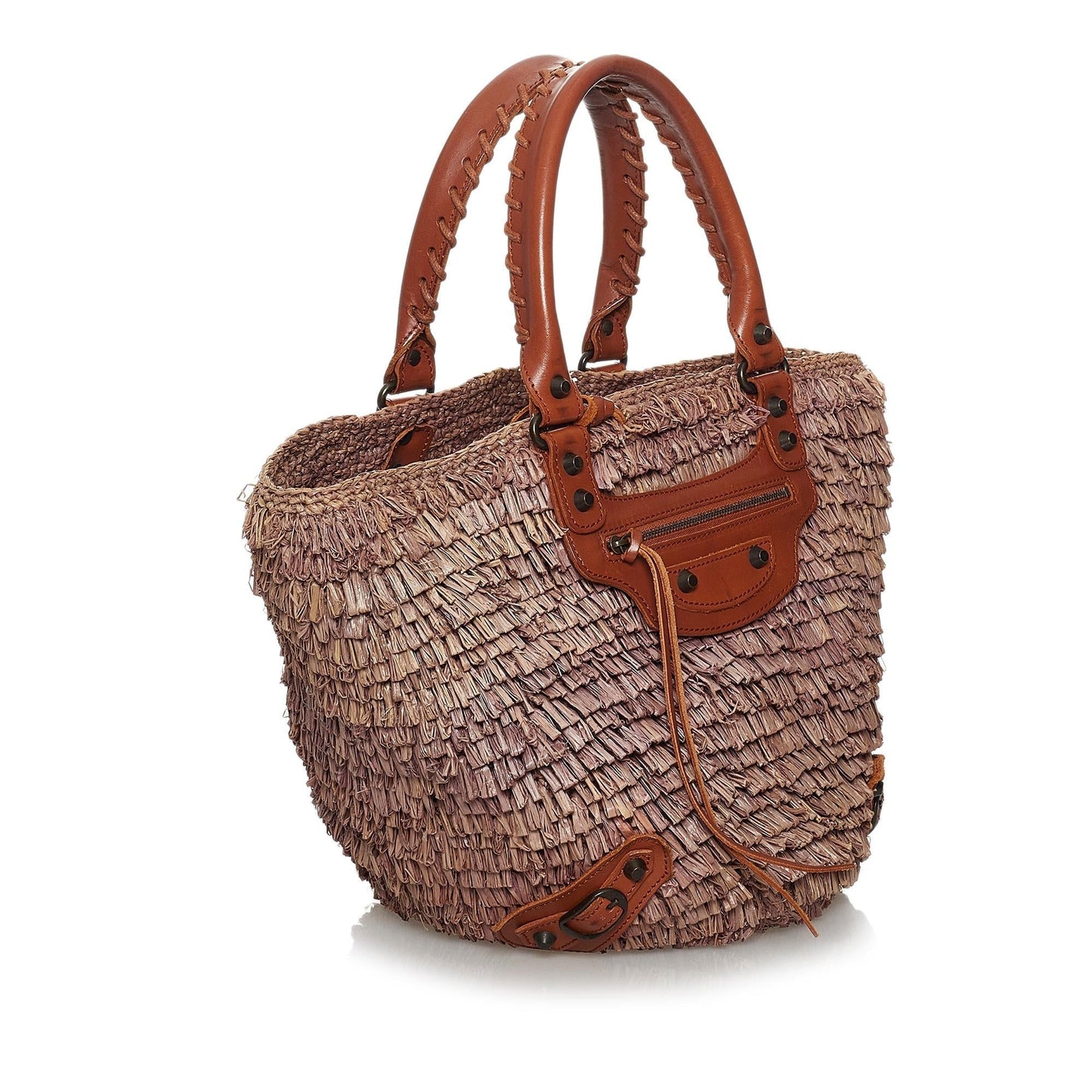 Luxury Balenciaga Trending 2026 Panier Raffia Tote Bag (SHG-30338)