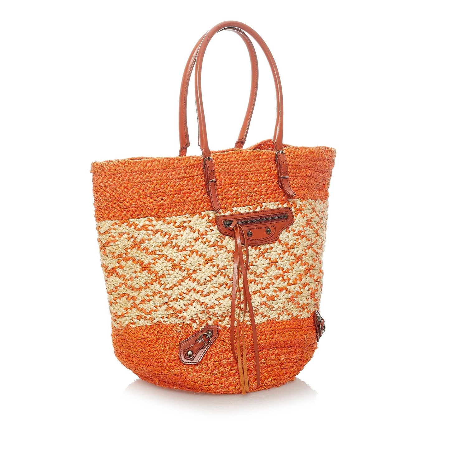 Luxury Balenciaga Trending 2026 Panier Raffia Tote Bag (SHG-31175)