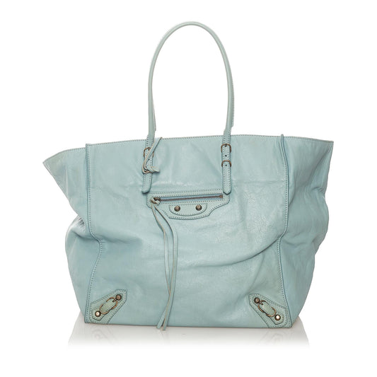 Luxury Balenciaga Trending 2026 Papier A4 Leather Tote Bag (SHG-27285)