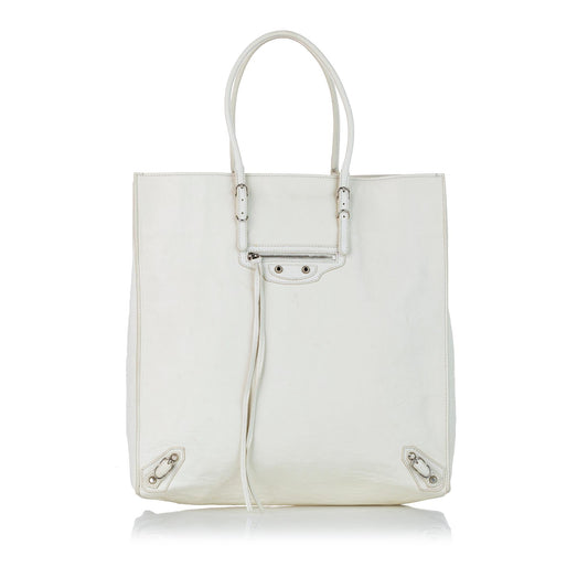 Luxury Balenciaga Trending 2026 Papier A5 Leather Tote Bag (SHG-26681)