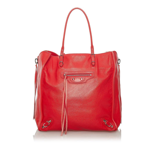Luxury Balenciaga Trending 2026 Papier A5 Leather Tote Bag (SHG-29167)