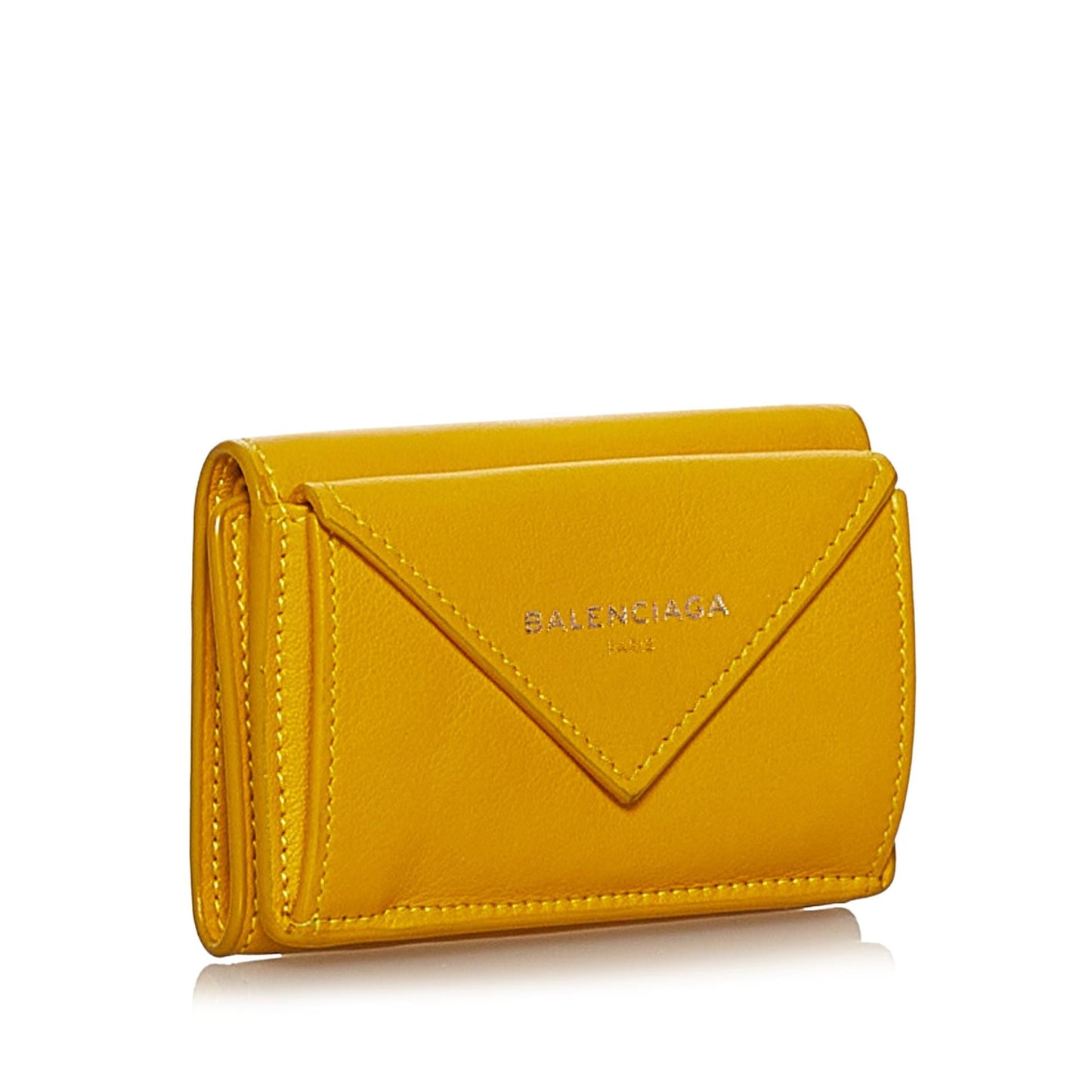 Luxury Balenciaga Trending 2026 Papier Leather Compact Wallet (SHG-28938)