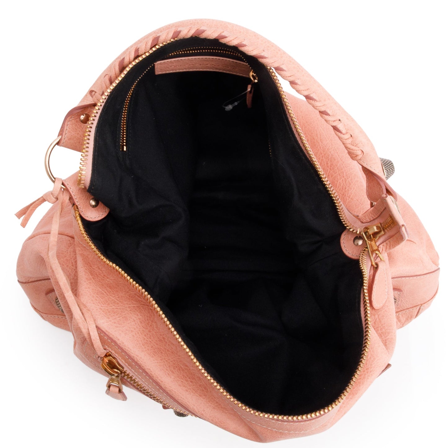 Balenciaga Peach Agneau Leather Classic Day Hobo Bag