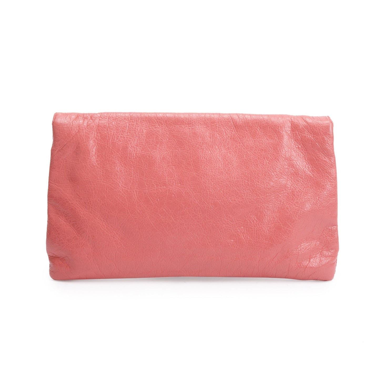 Balenciaga Pink Agneau Motocross Giant 21 Envelope Clutch