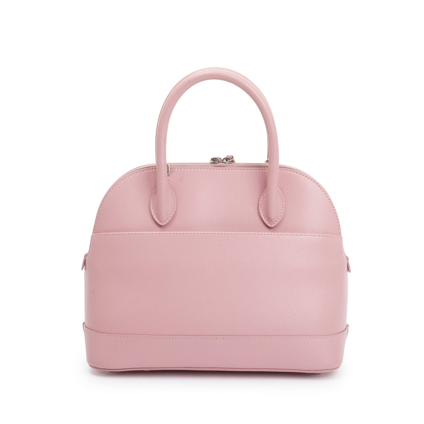 Balenciaga Pink Grained Calfskin Leather Ville S Top Handle Bag
