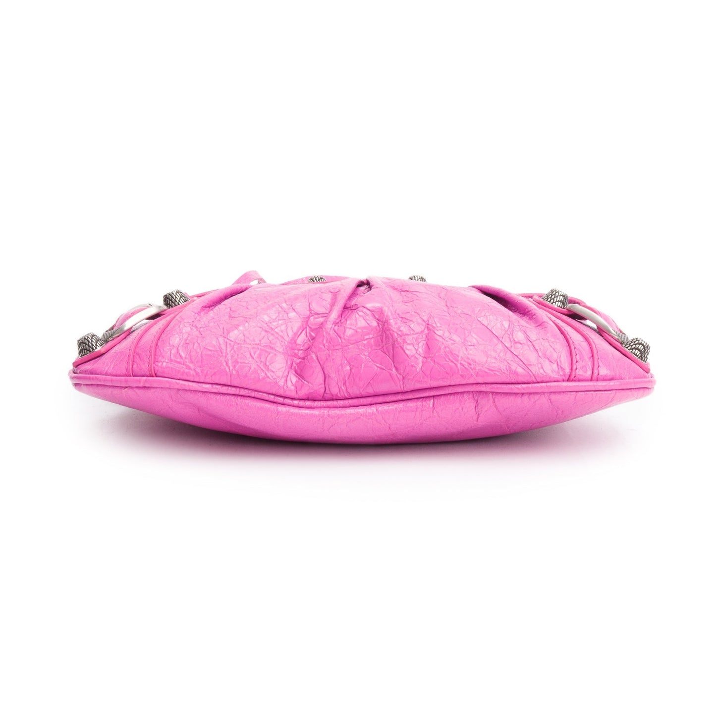 Balenciaga Pink Leather Mini Le Cagole Multi Pouch