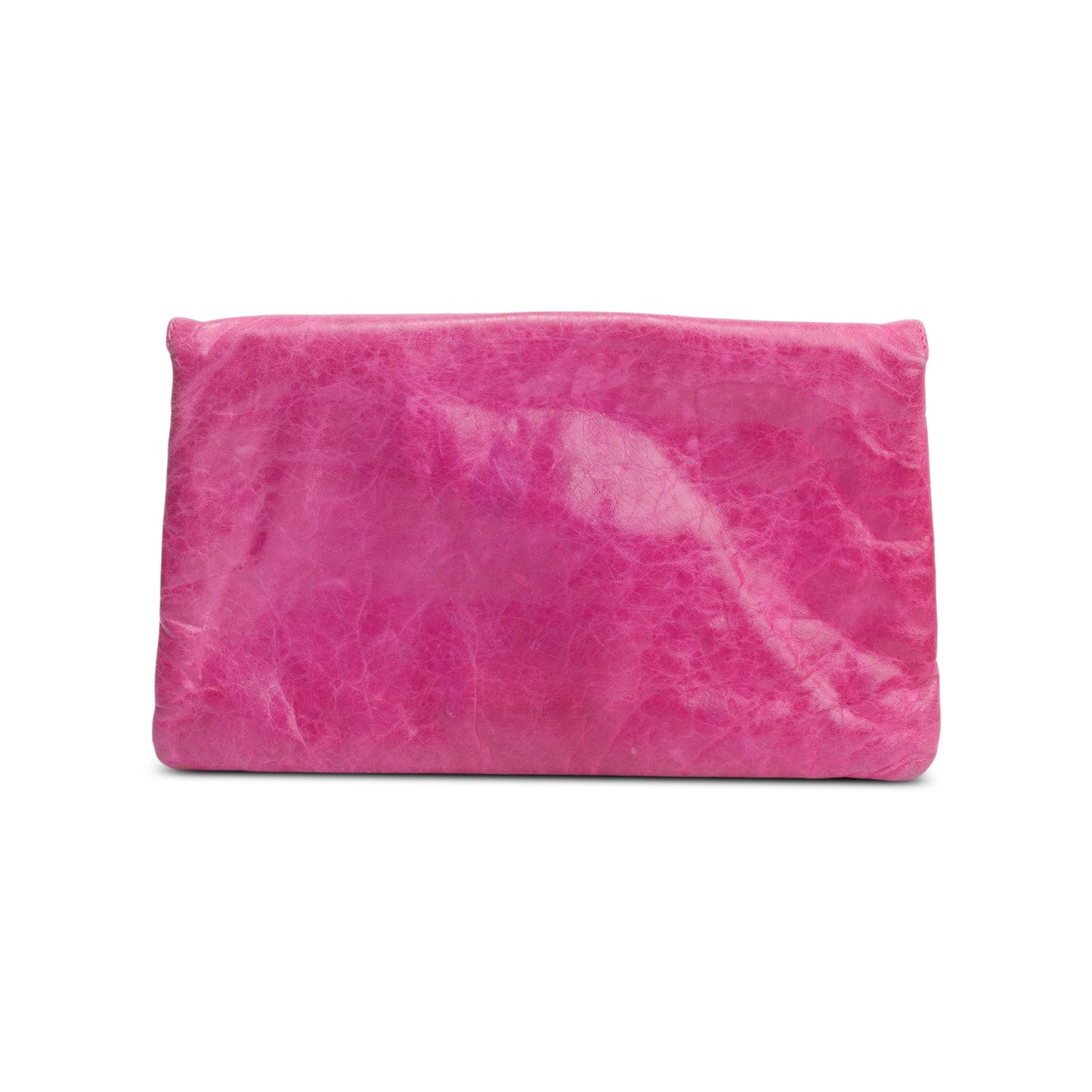 Balenciaga Purple Agneau Motocross Giant 21 Envelope Clutch