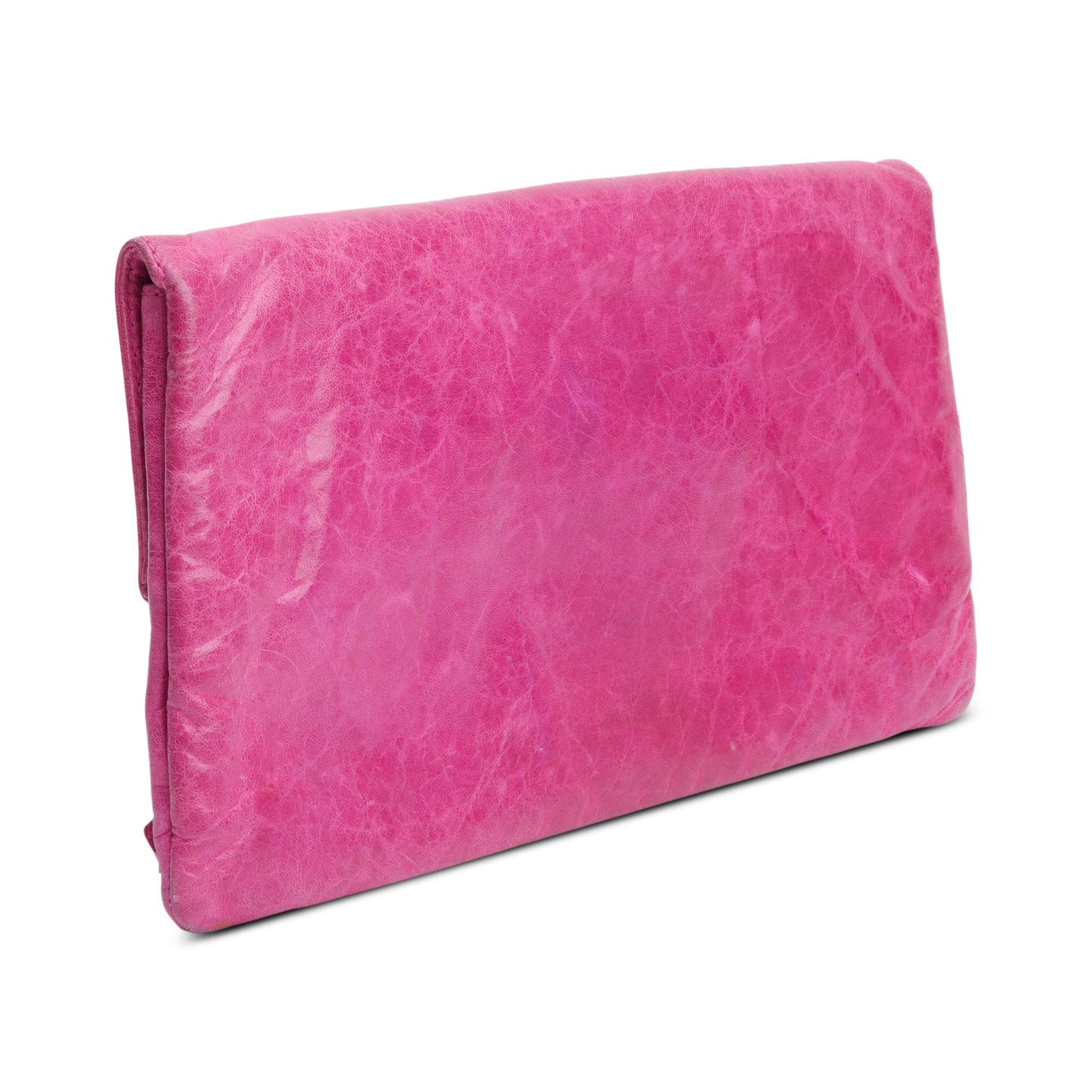 Balenciaga Purple Agneau Motocross Giant 21 Envelope Clutch