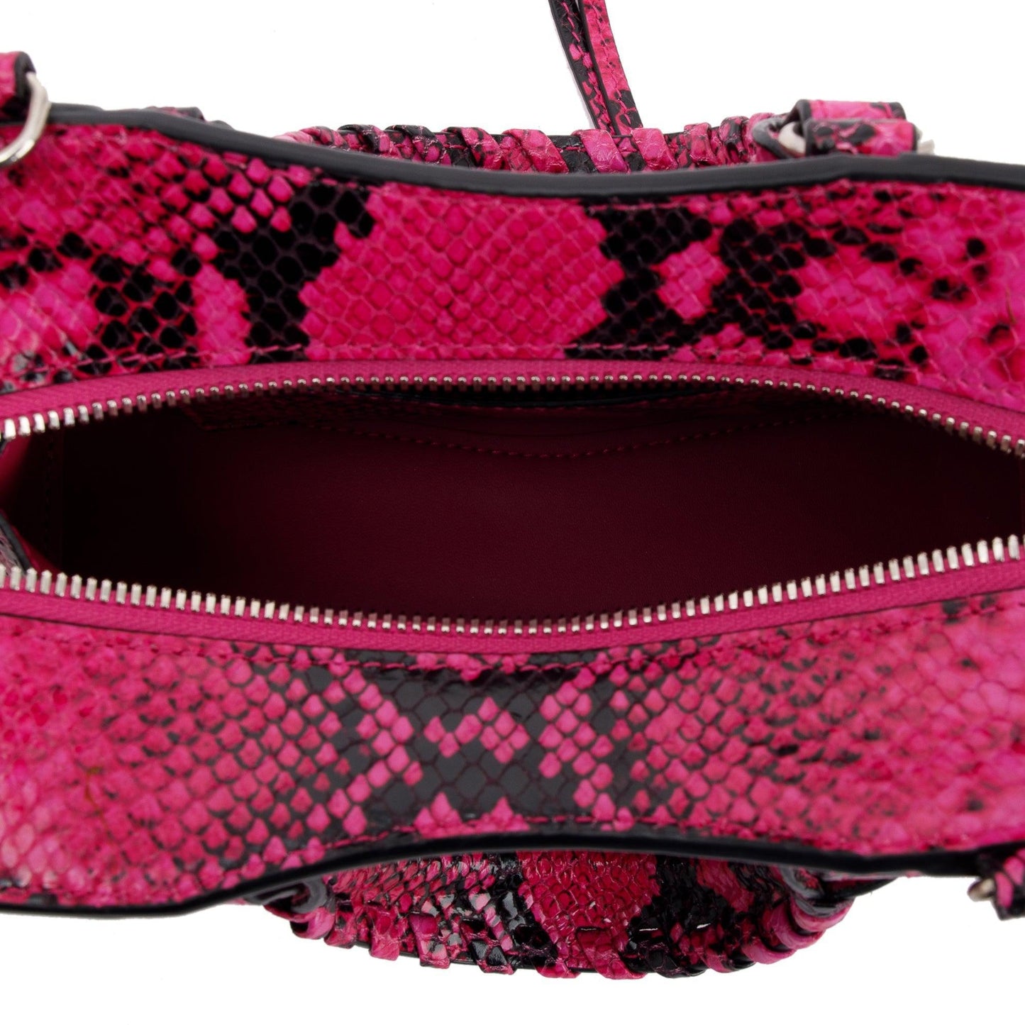 Balenciaga Python Embossed Neo Classic Mini City Bag