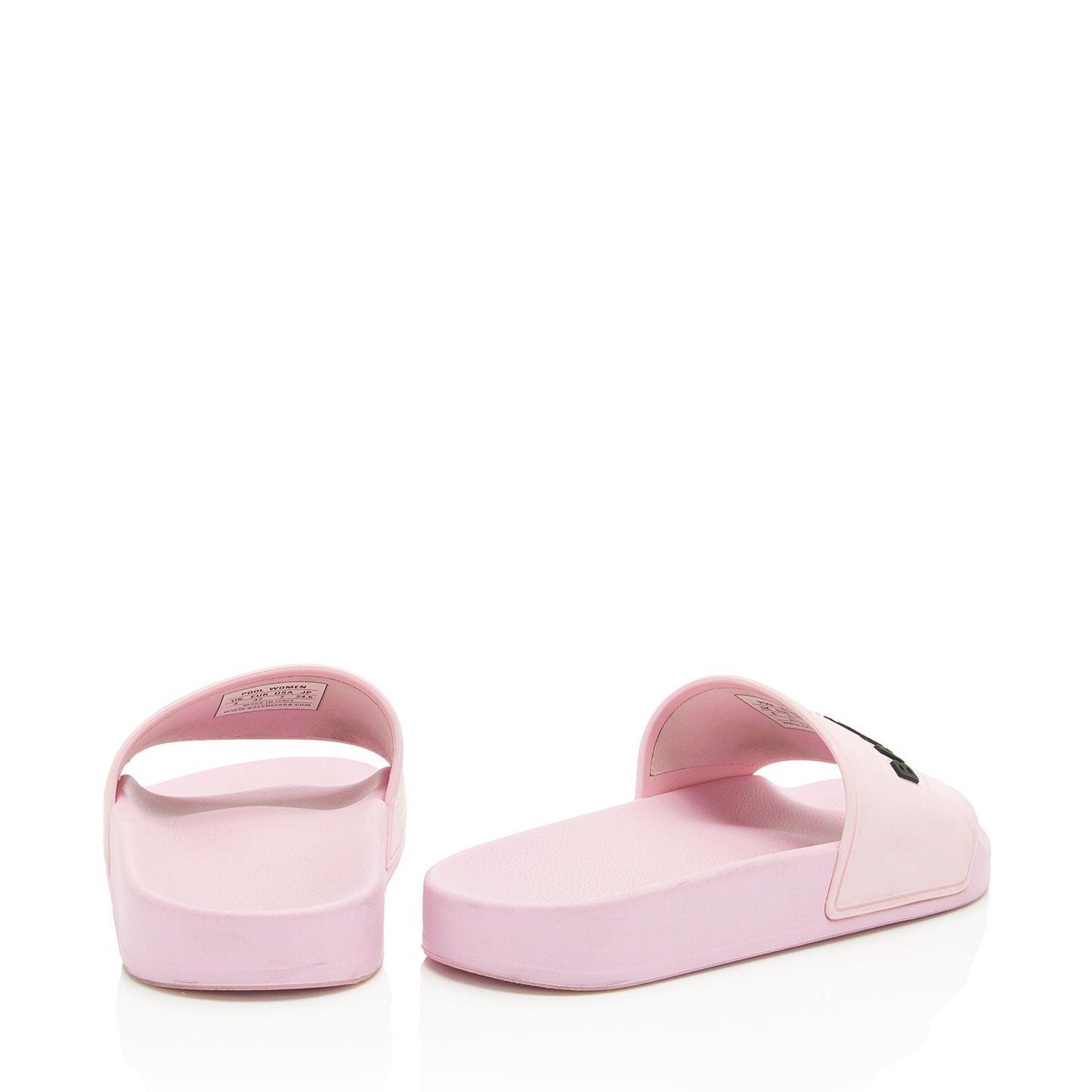 Luxury Balenciaga Trending 2026 Rubber Logo Slides - Size 7 / 37 (SHF-QYLkMZ)